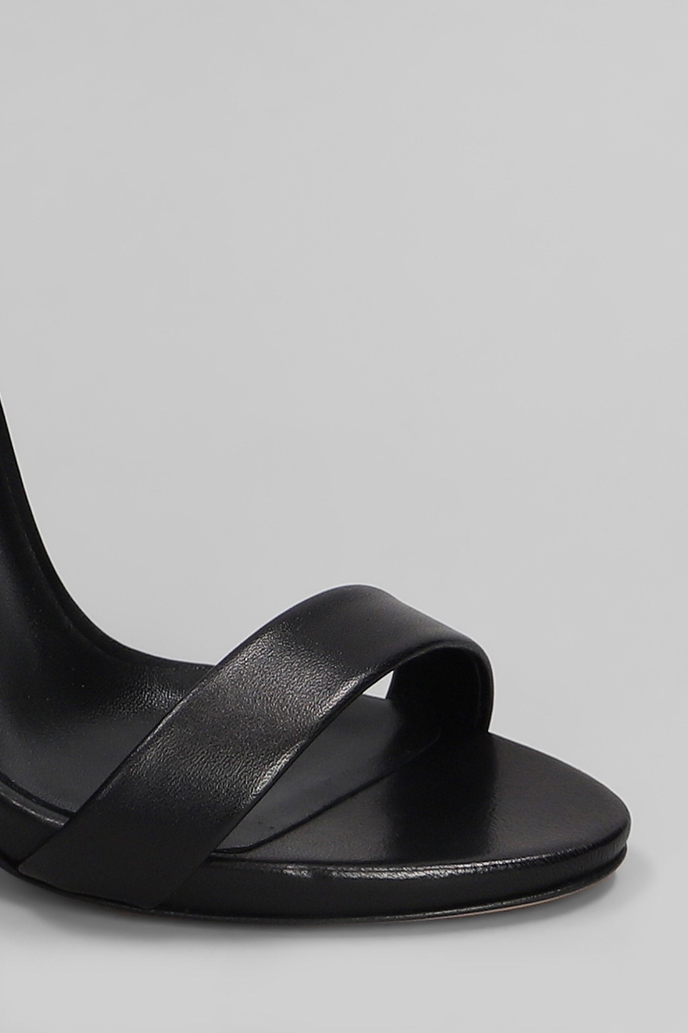 Cappa Blade Sandals Black Leather Scarpe