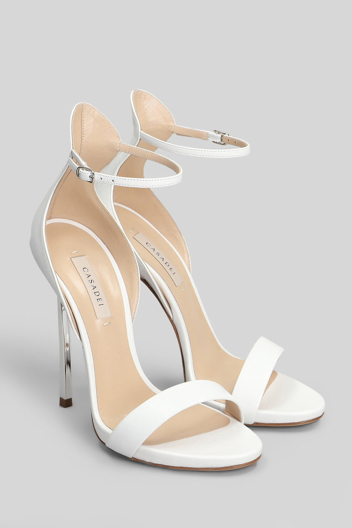 Cappa Blade Sandals White Leather Scarpe