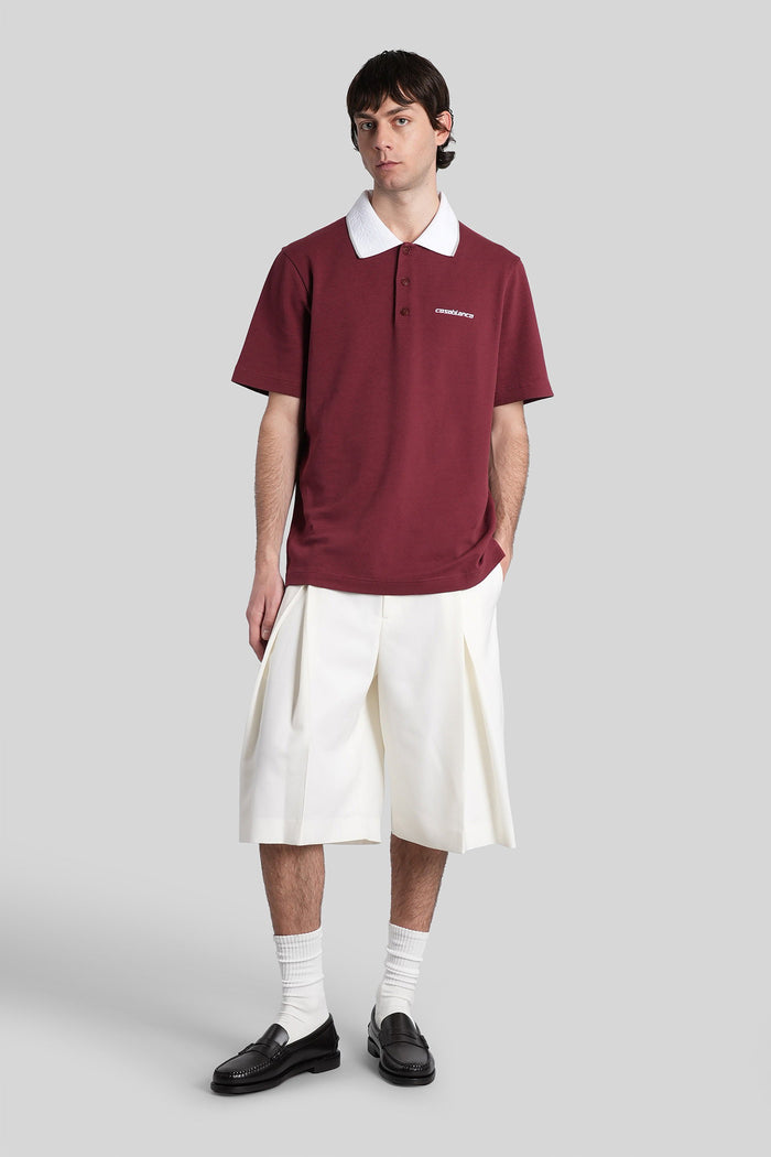 Shorts White Wool Abbigliamento