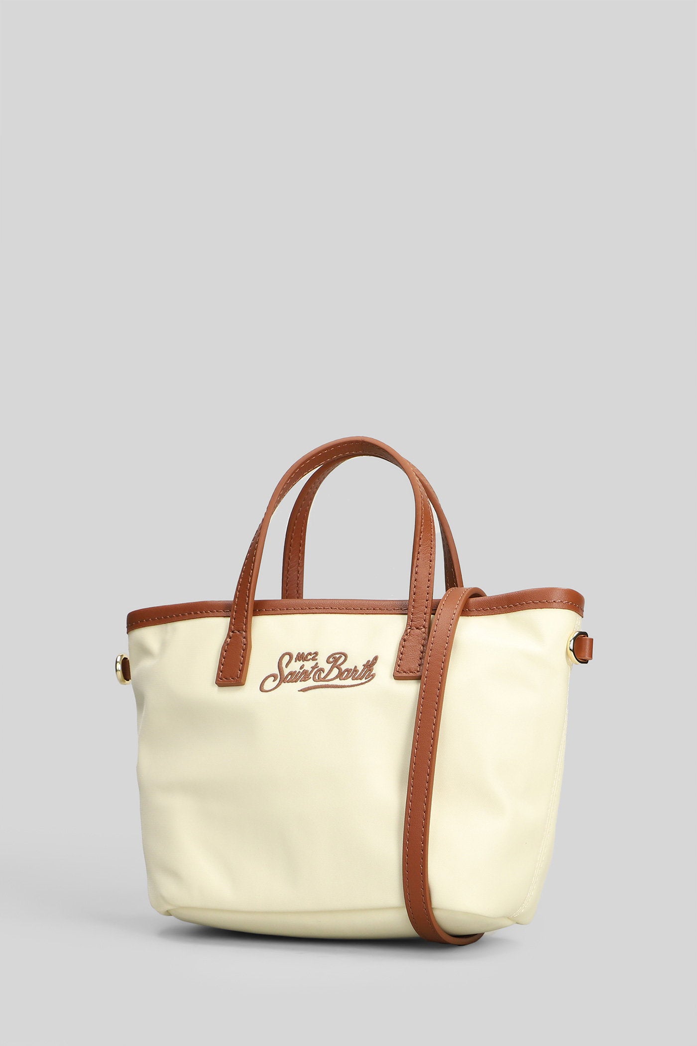 City Bag Mini Nylon Hand White Borse