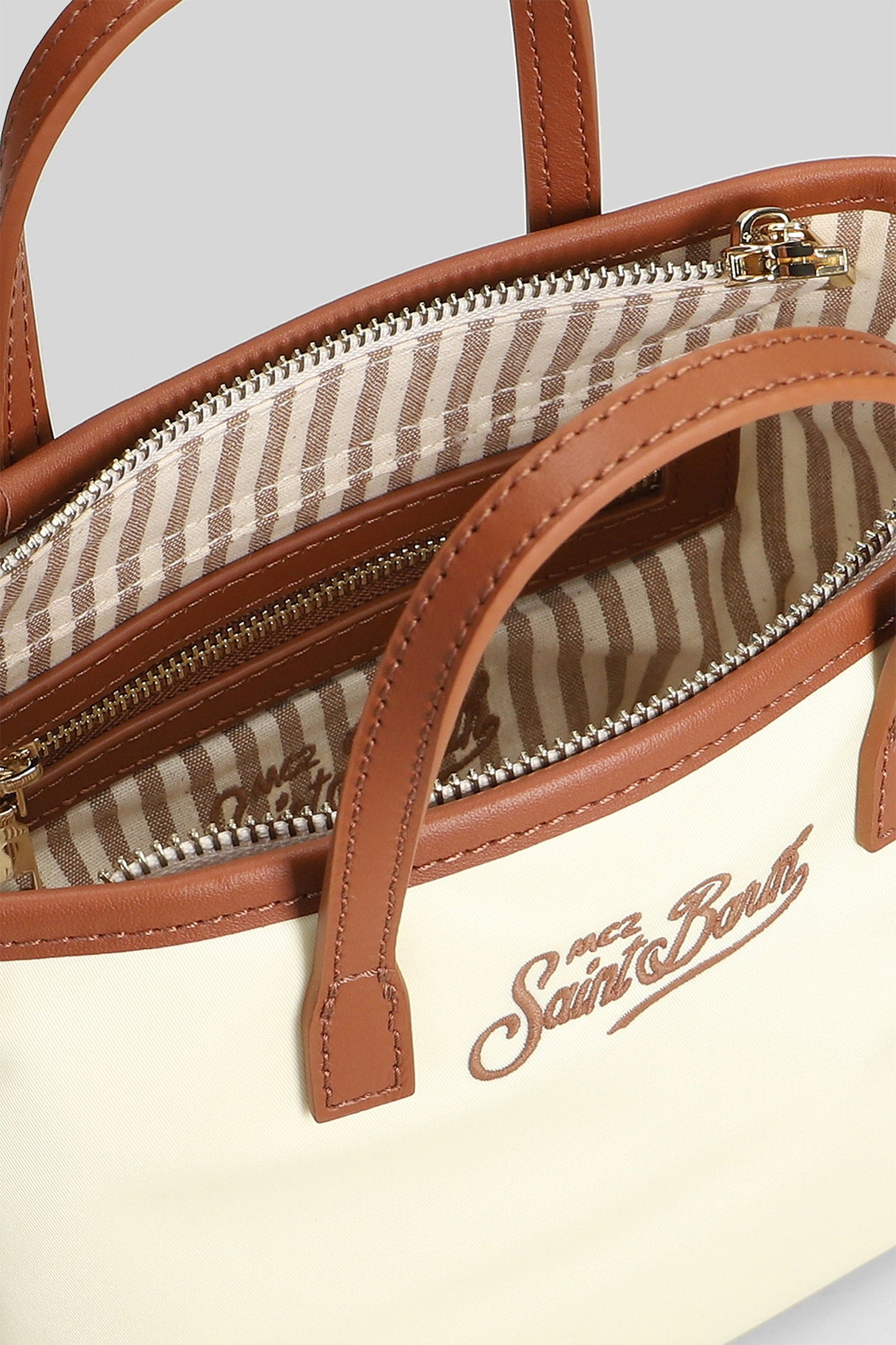 City Bag Mini Nylon Hand White Borse