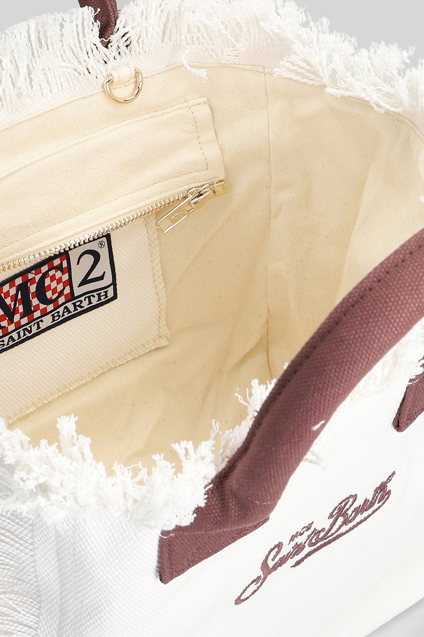 Colette Hand Bag White Canvas Borse
