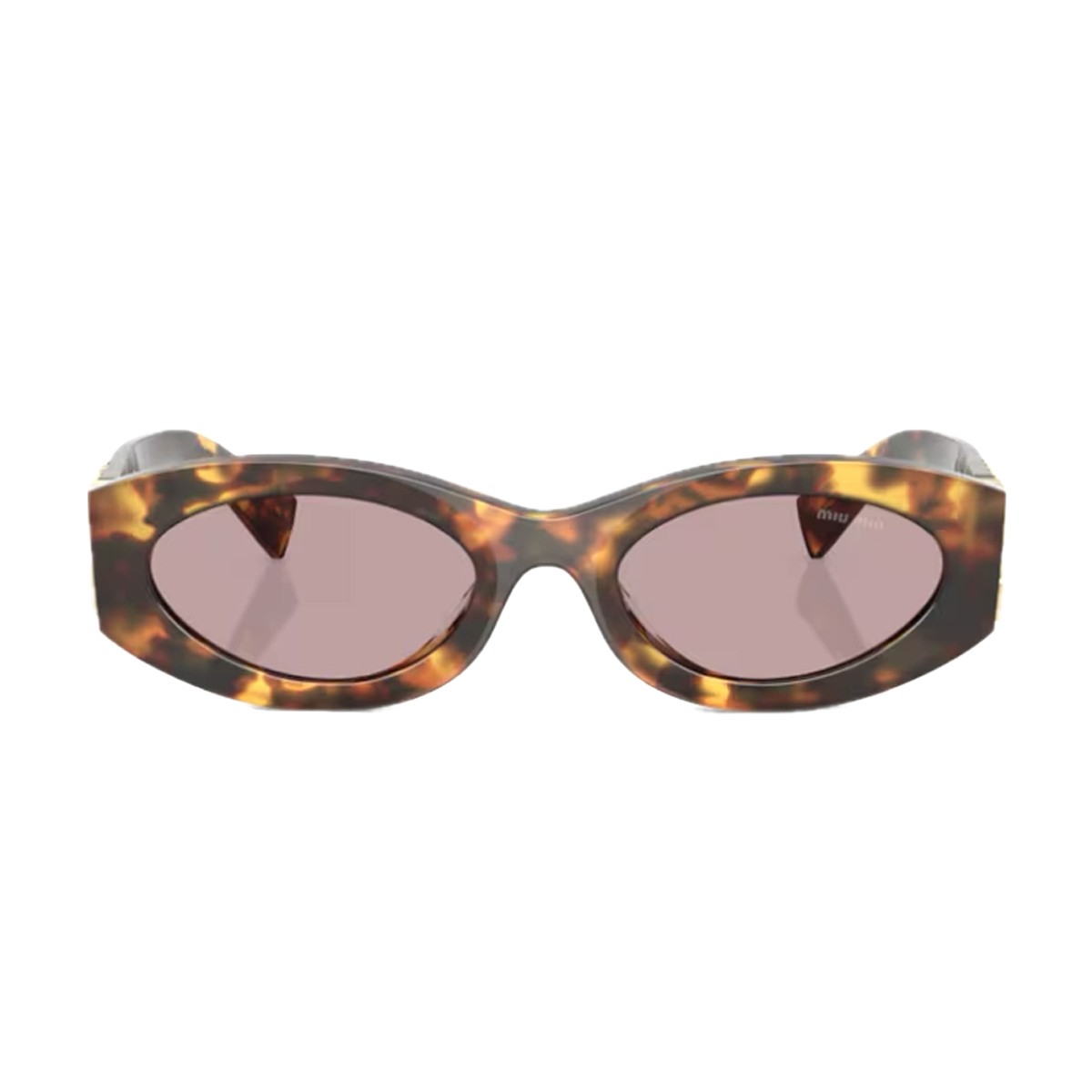 Miu 0mu 11ws Glimpse Brown Acetato Sunglasses