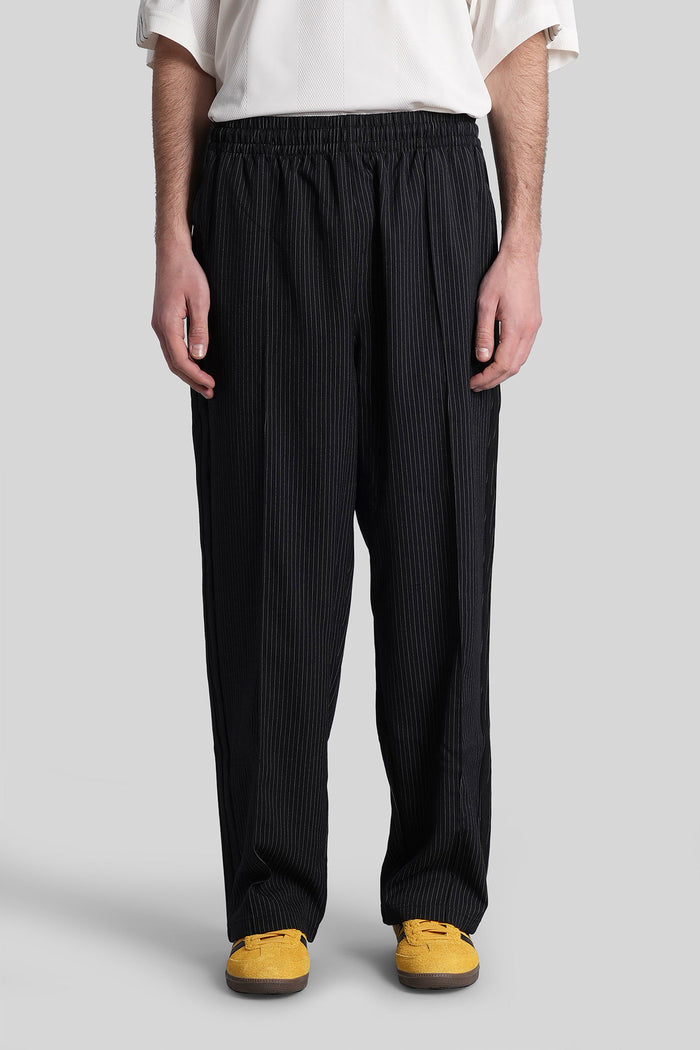 Firebird Tp Pants Black Cotton Abbigliamento