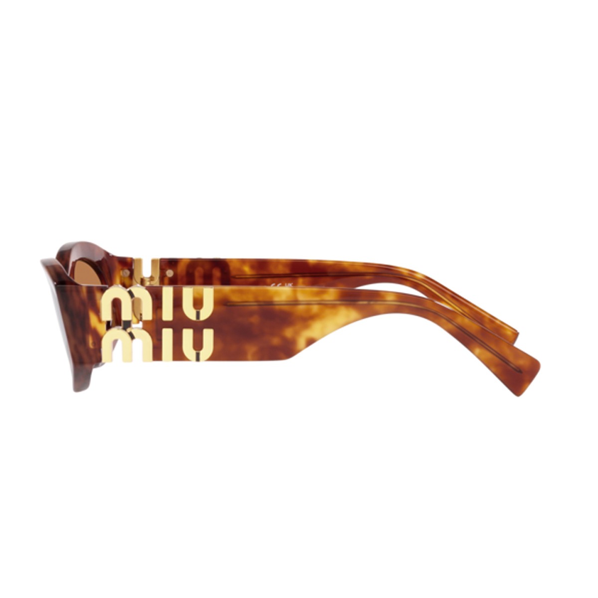 Miu 0mu 11ws Glimpse Brown Acetato Sunglasses