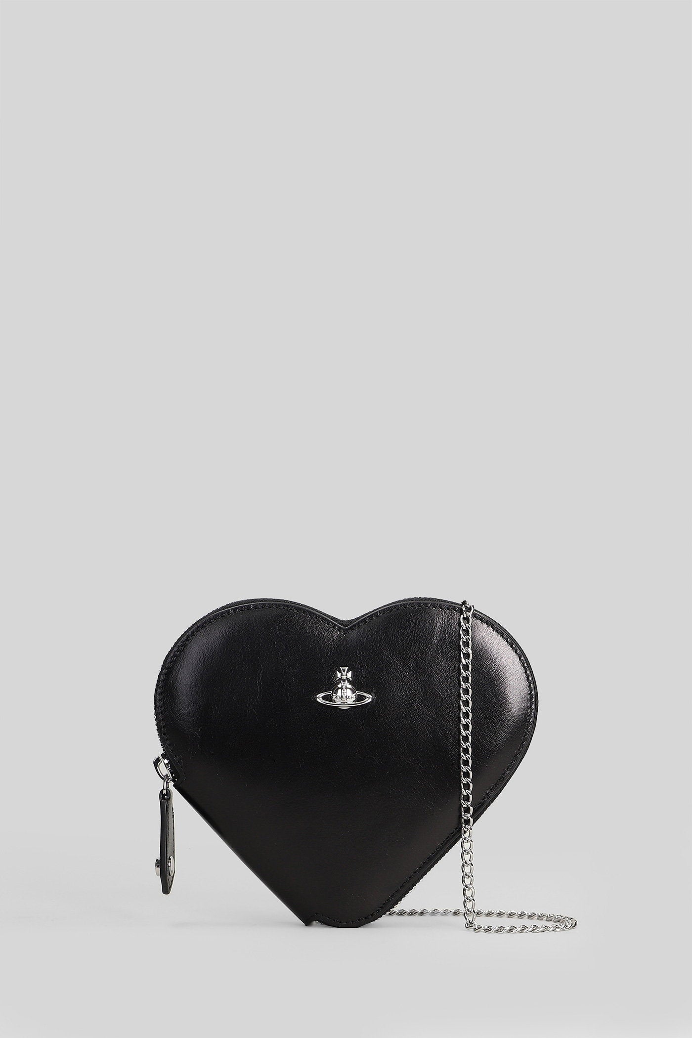 Shoulder Bag Black Leather Borse