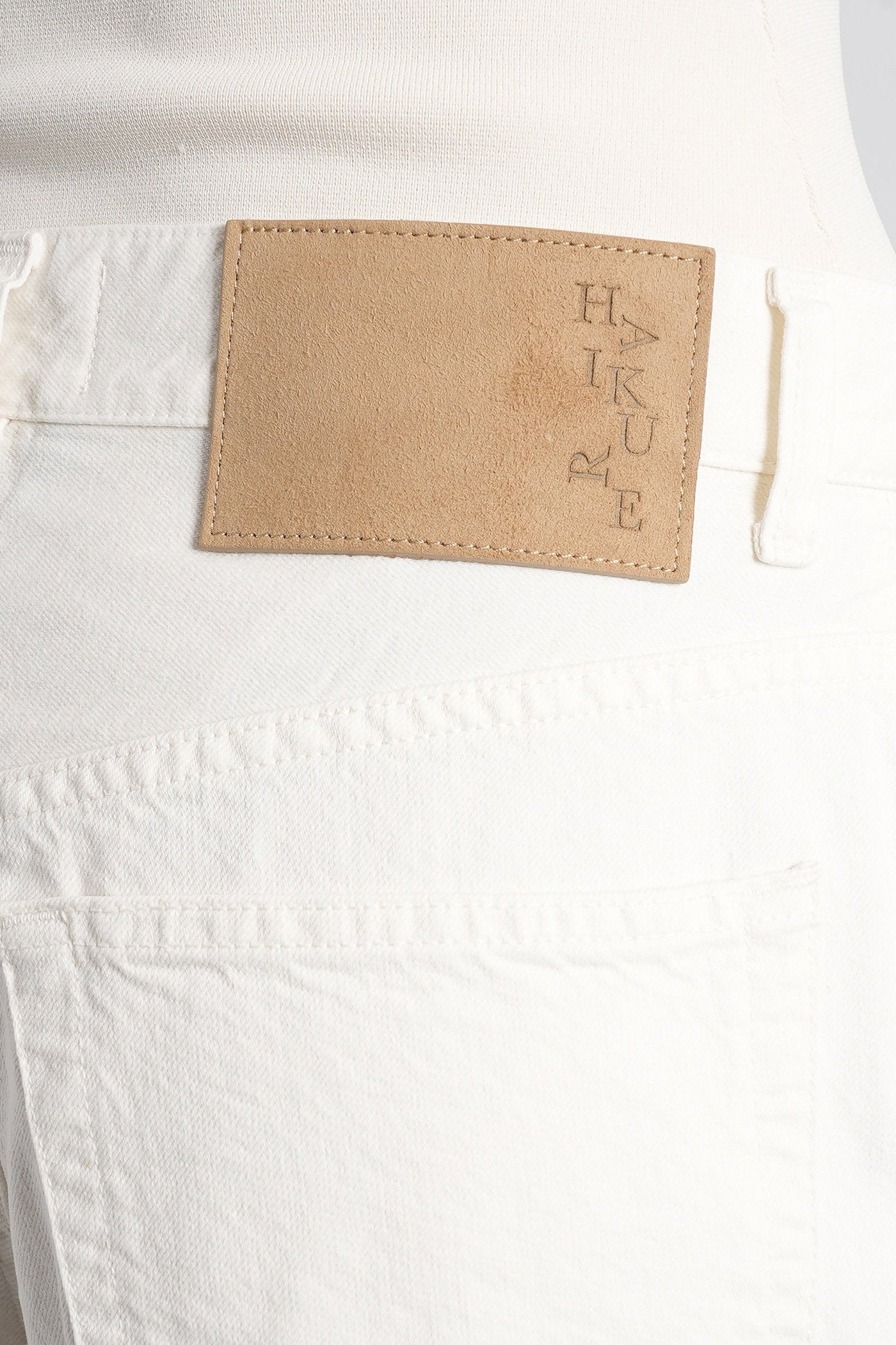 Candy Jeans White Cotton Abbigliamento