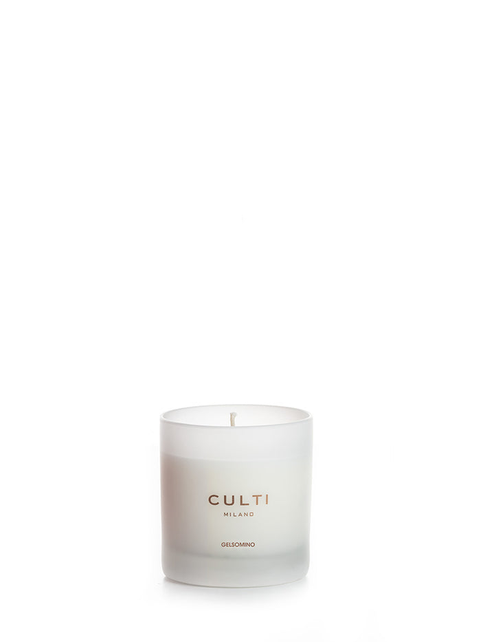 Screen-printed Satin Glass Candle Gelsomino Profumi