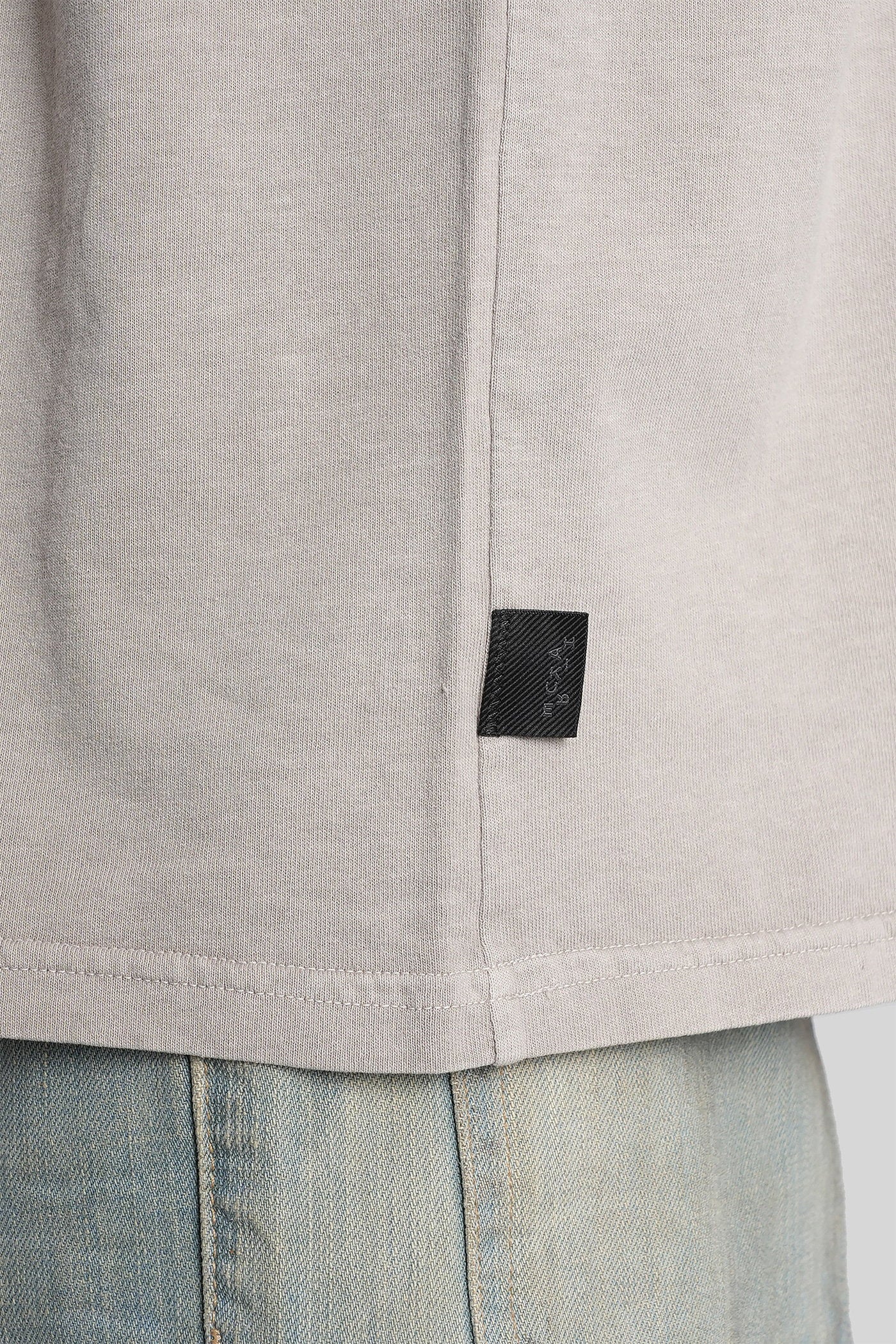 Dave T-Shirt Grey Cotton Abbigliamento