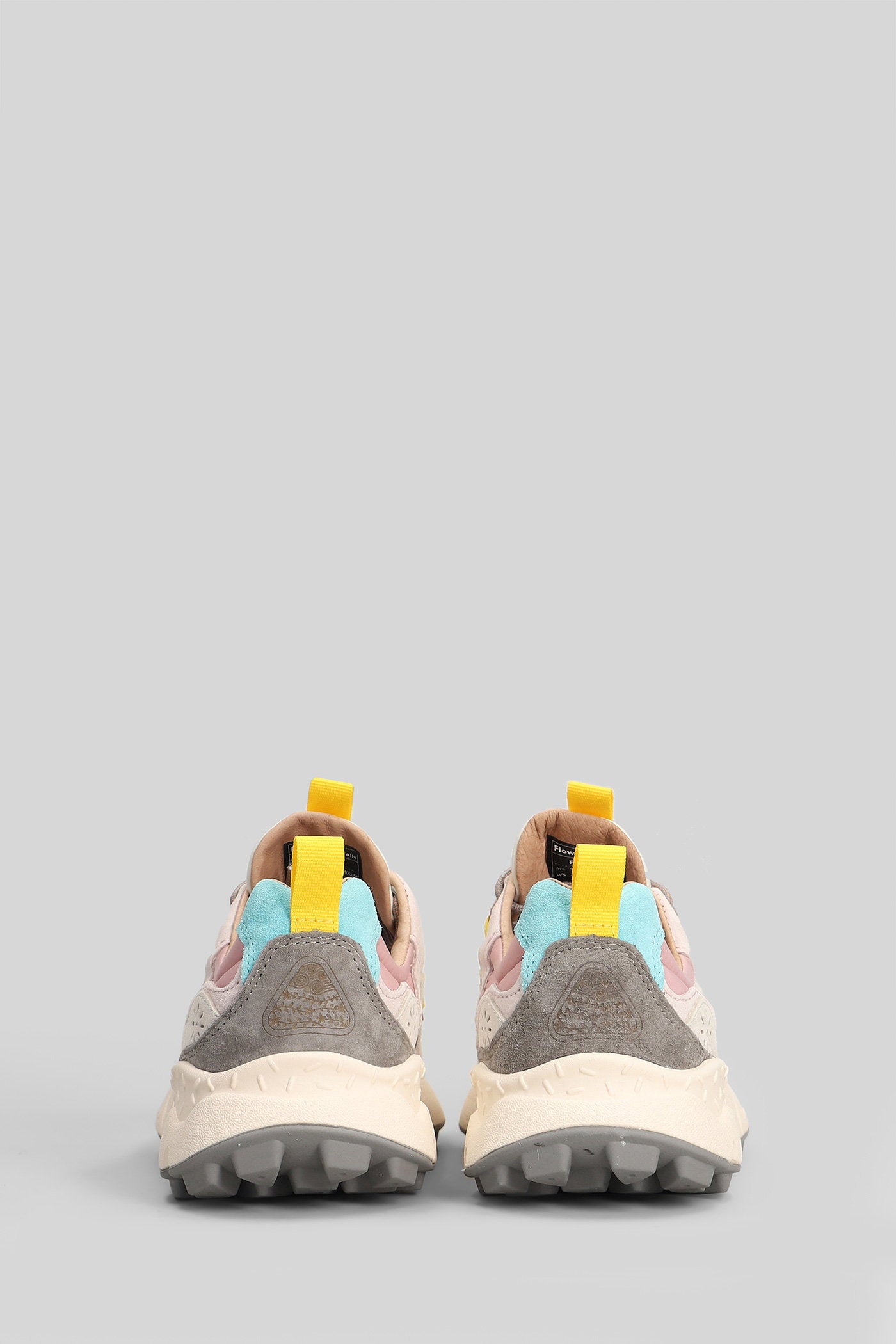 Yamano 3 Sneakers White Suede And Fabric Scarpe