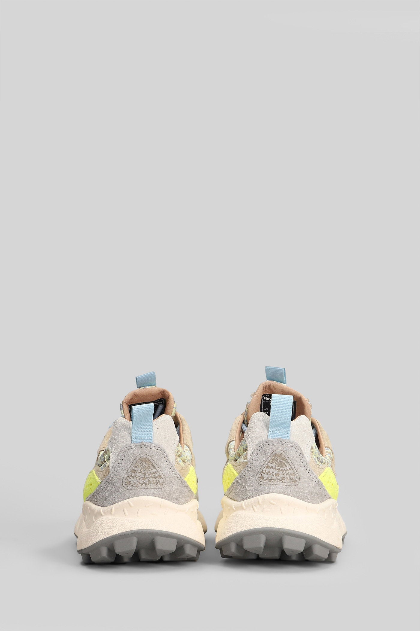 Yamano 3 Sneakers Beige Suede And Fabric Scarpe
