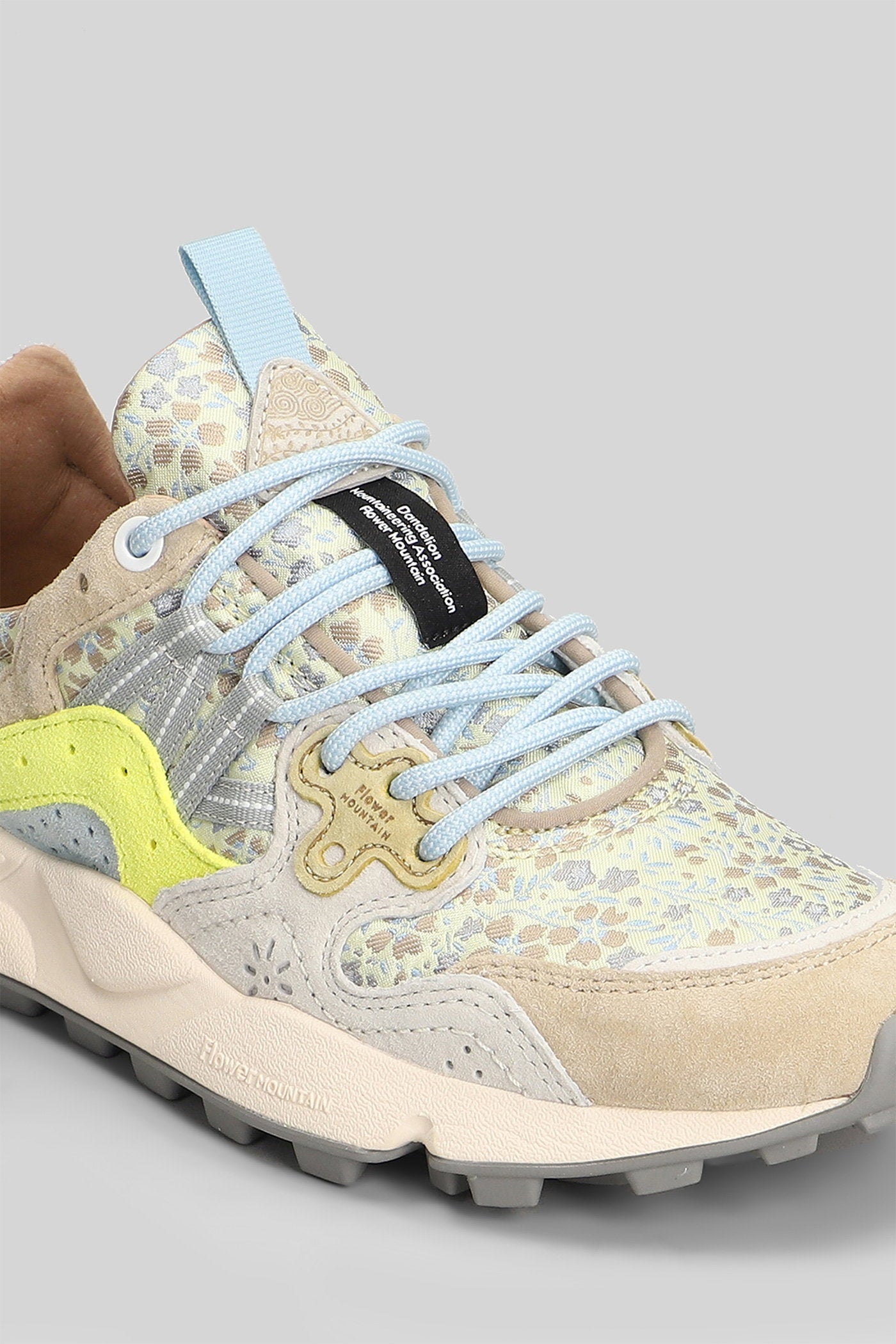 Yamano 3 Sneakers Beige Suede And Fabric Scarpe