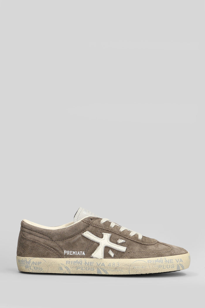 David Sneakers Taupe Suede Scarpe
