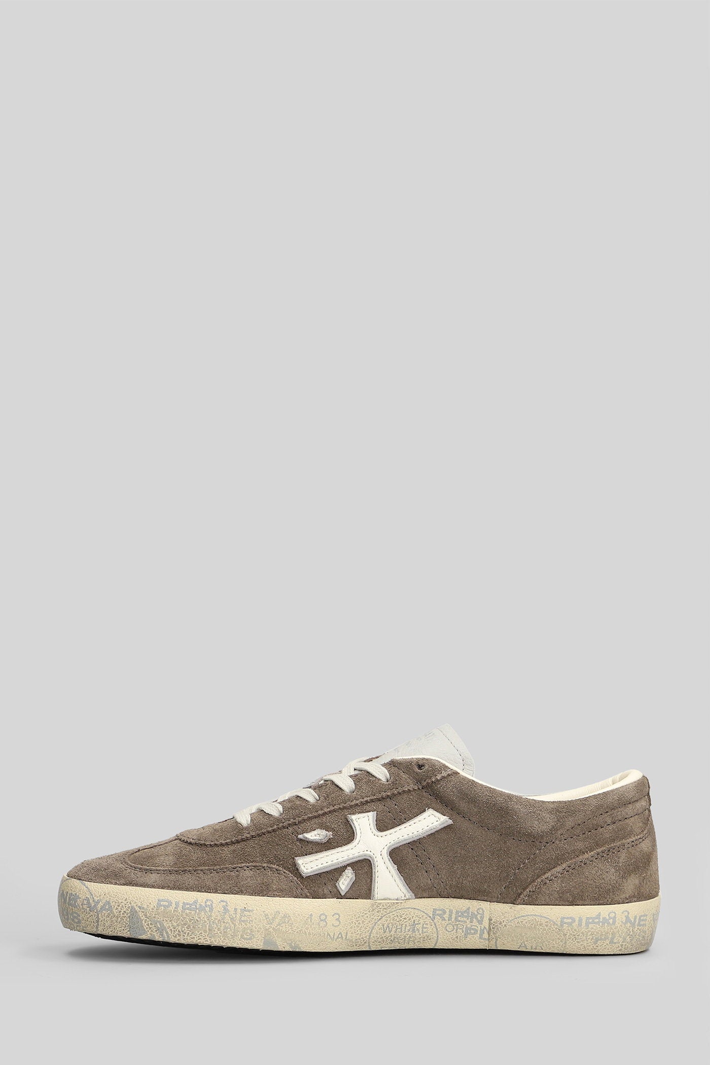 David Sneakers Taupe Suede Scarpe