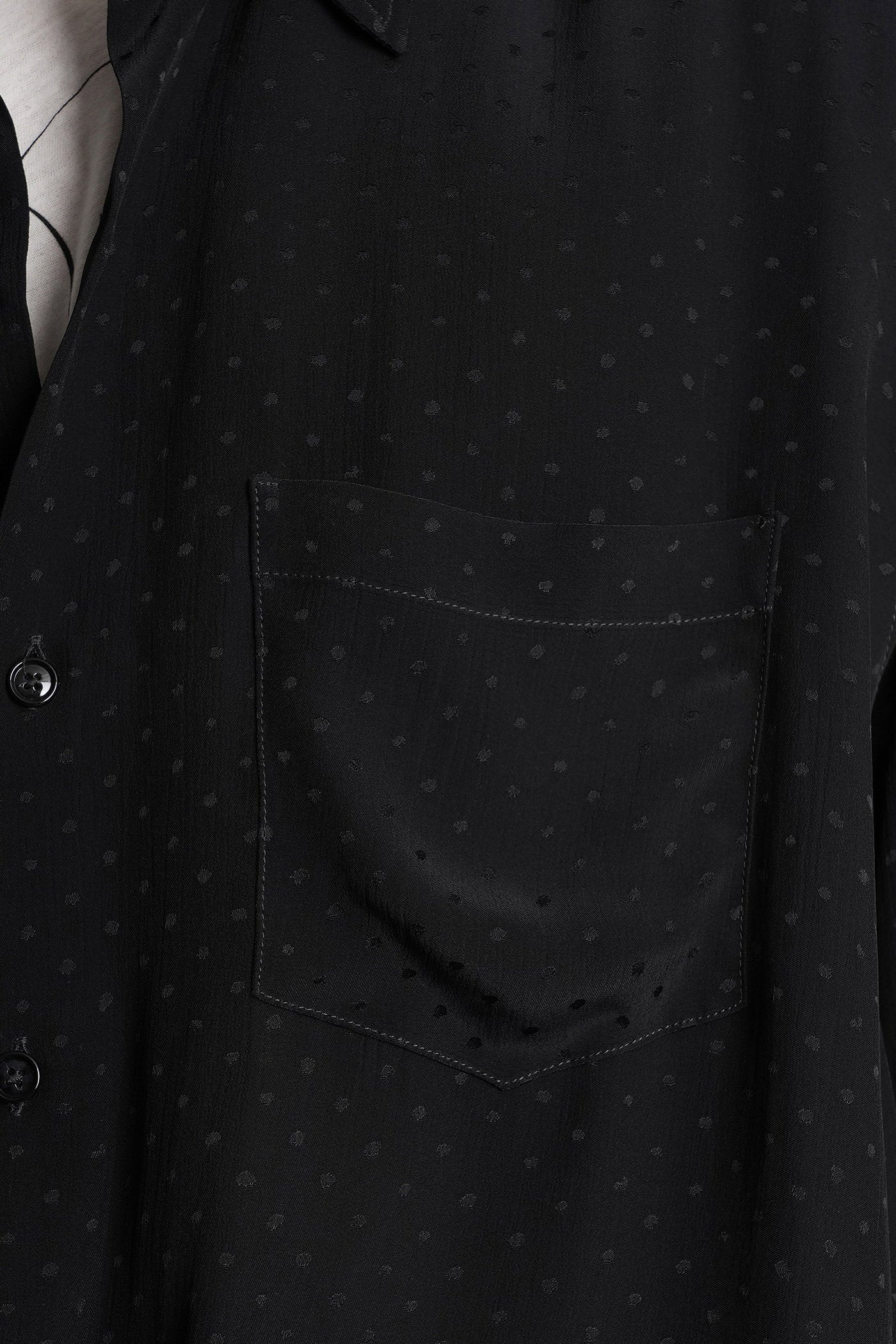 Mark Shirt In Black Viscose Abbigliamento