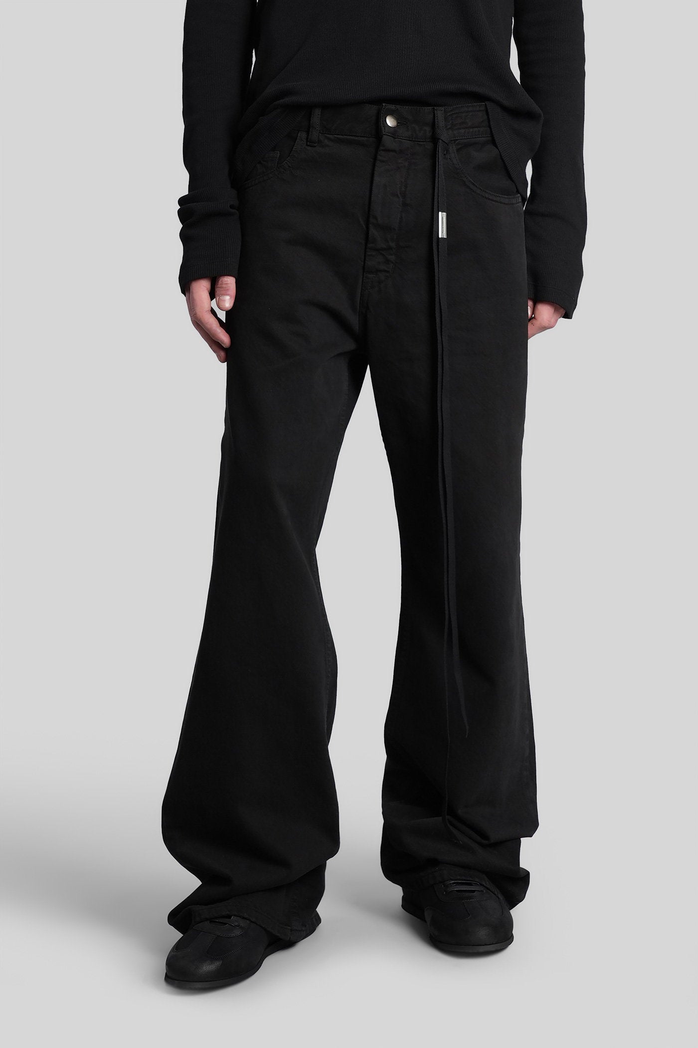 Modest Jeans Black Cotton Abbigliamento