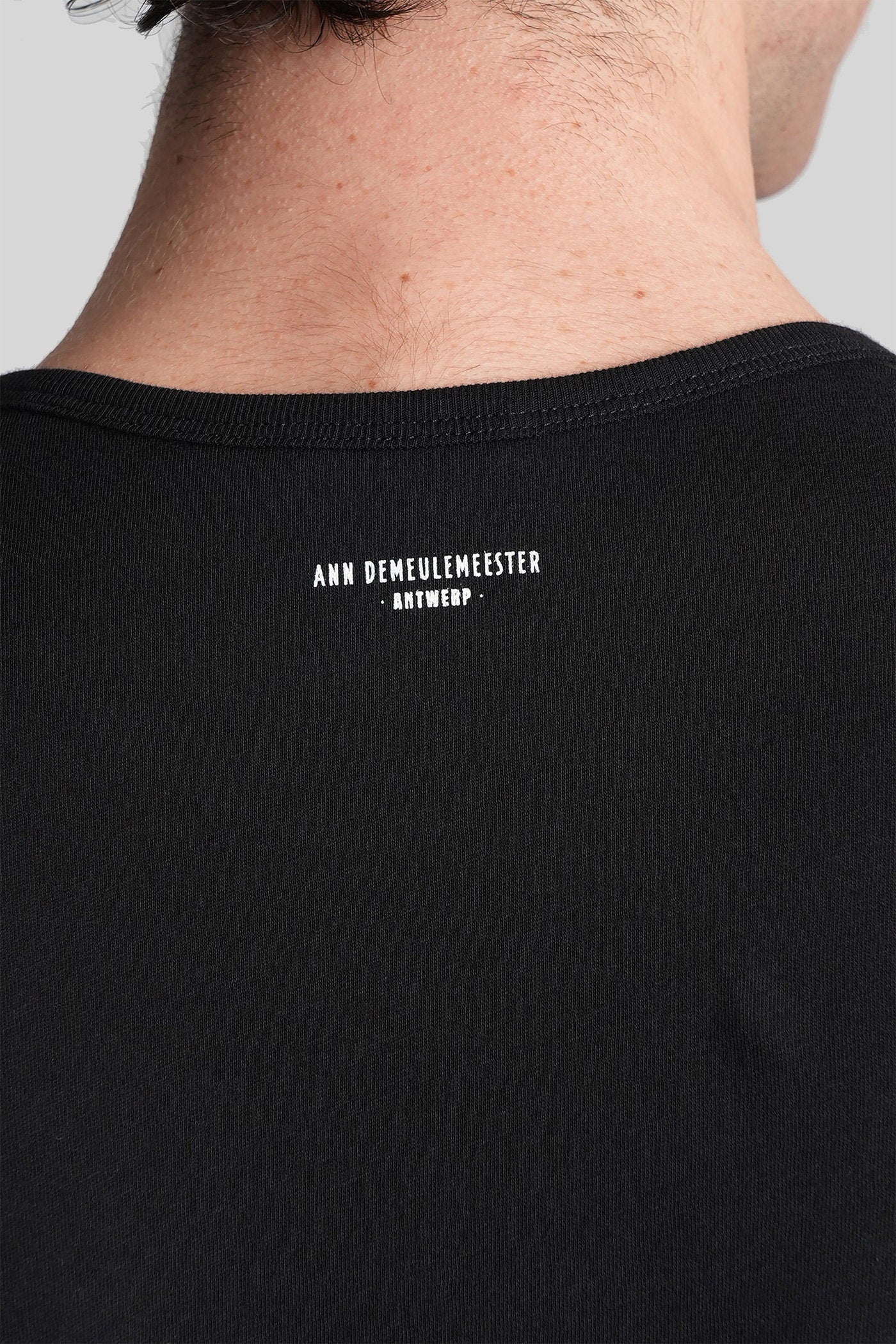 Baptist T-Shirt In Black Cotton Abbigliamento