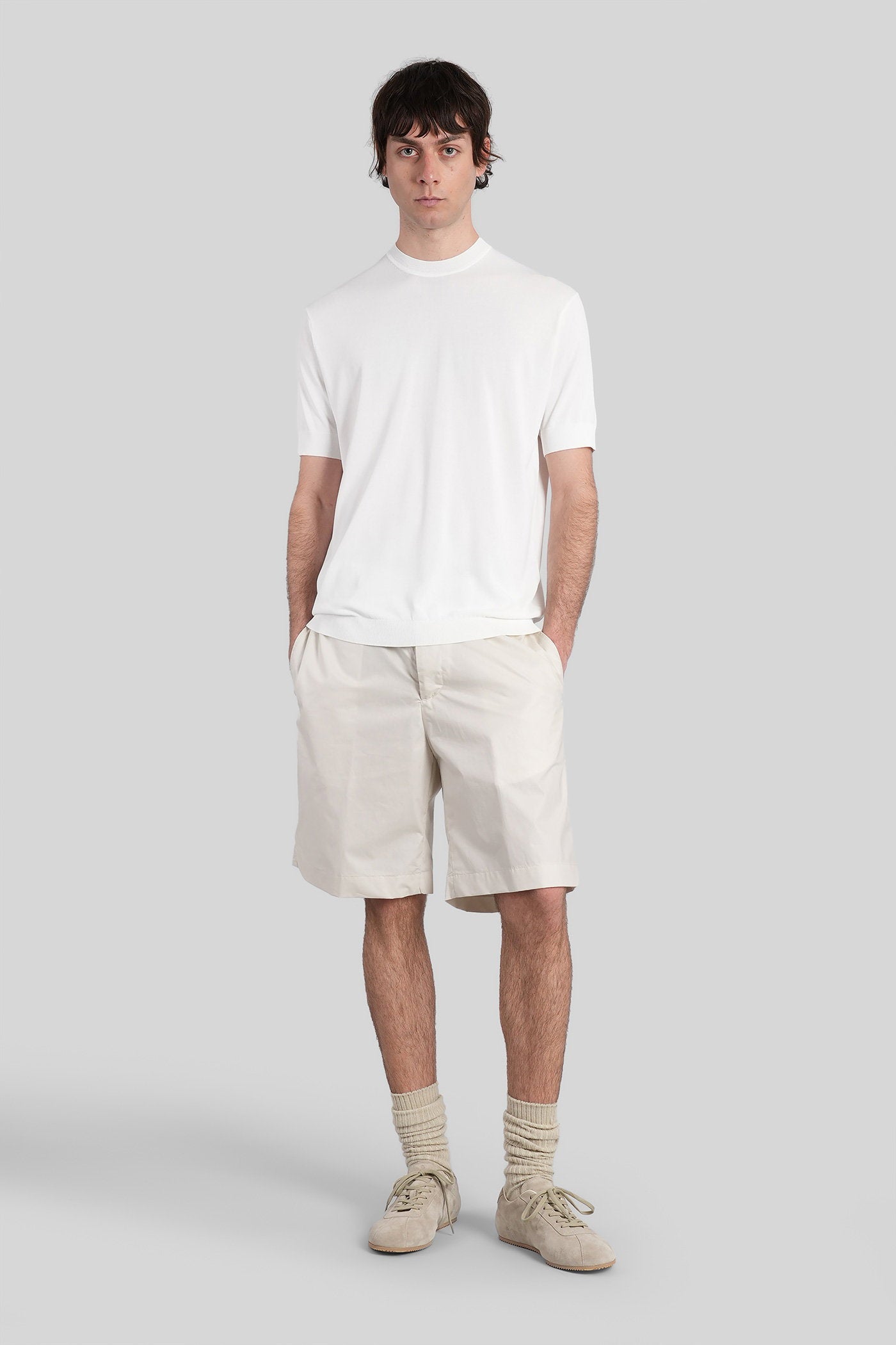 K193 T-Shirt White Viscose Abbigliamento