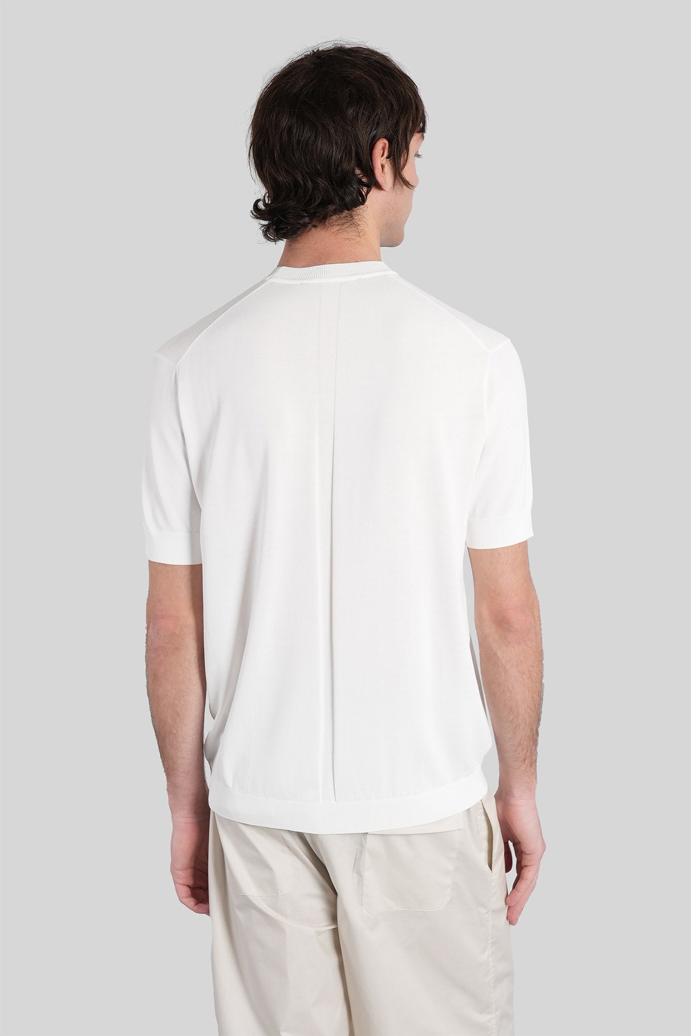 K193 T-Shirt White Viscose Abbigliamento