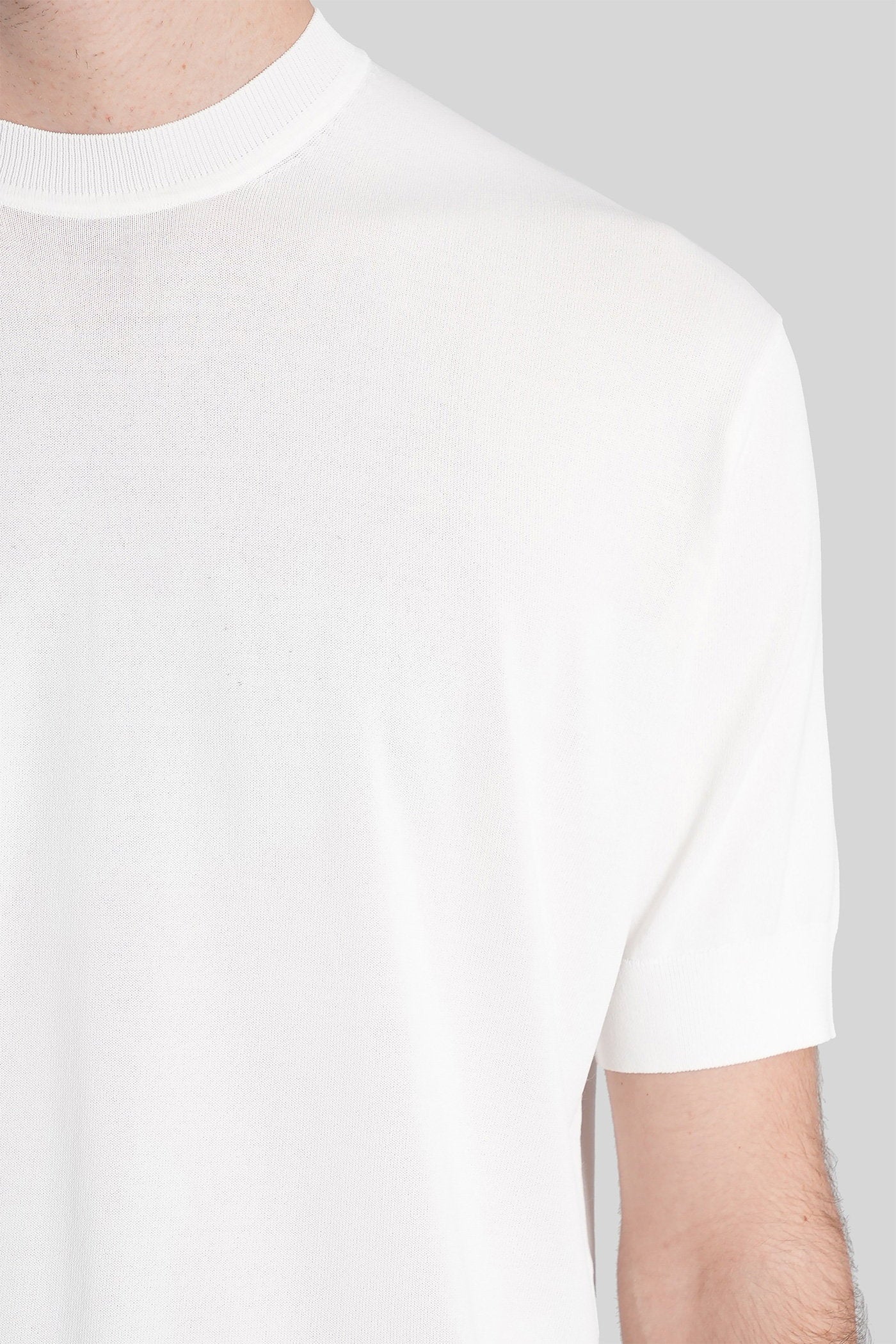 K193 T-Shirt White Viscose Abbigliamento