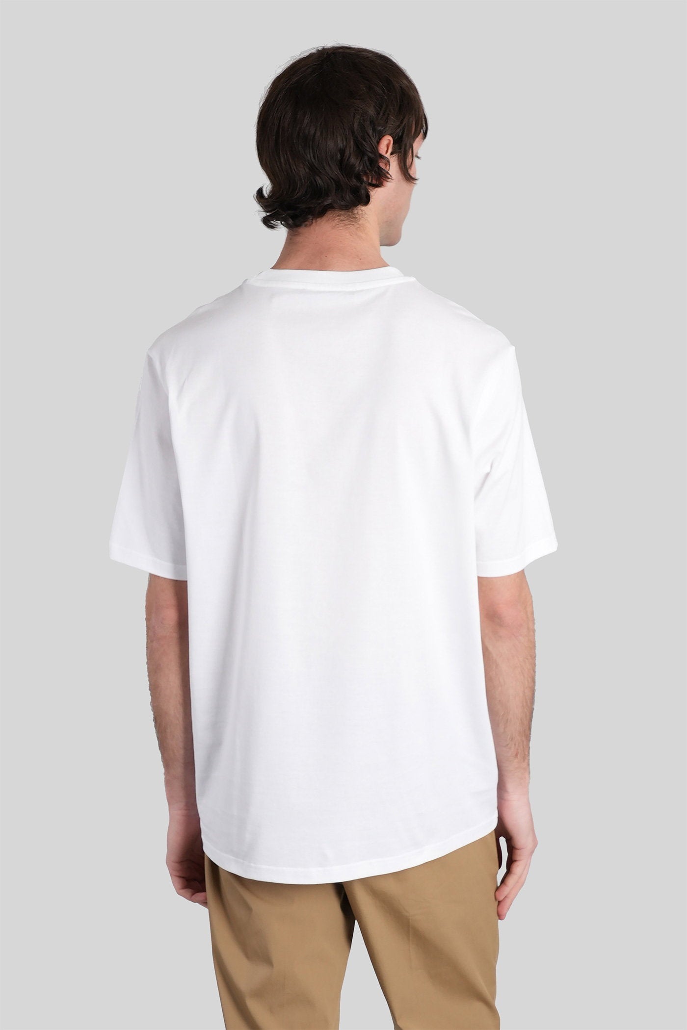 B253 T-Shirt White Cotton Abbigliamento