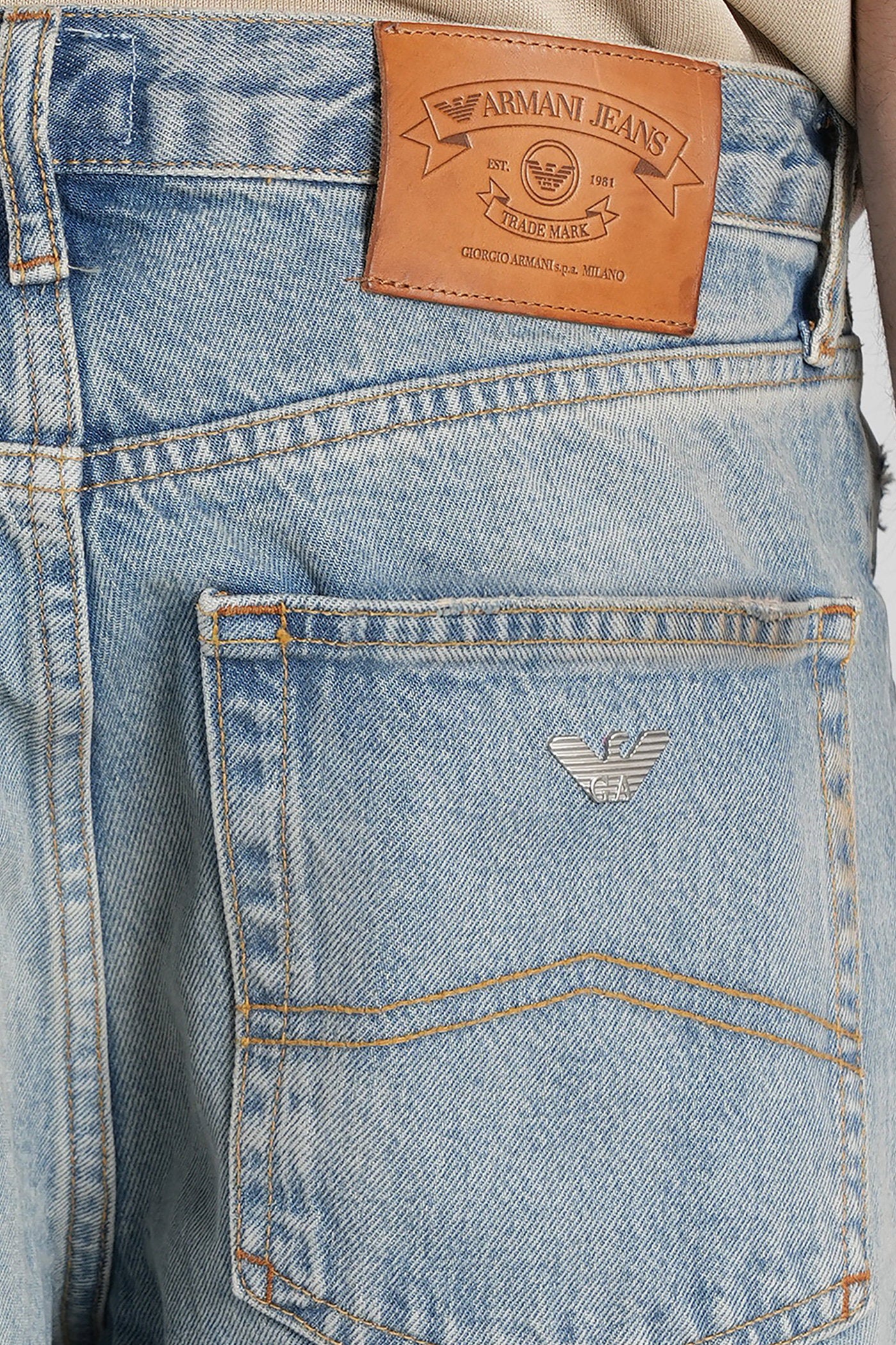 Jeans Blue Cotton Abbigliamento
