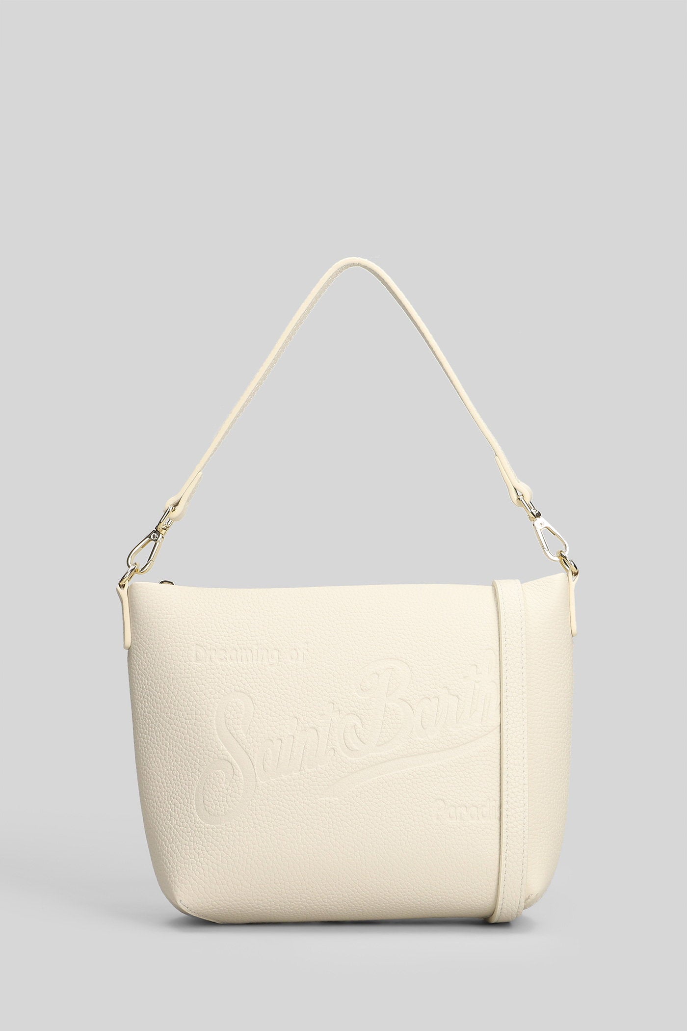 Aline Bag Shoulder Beige Leather Borse