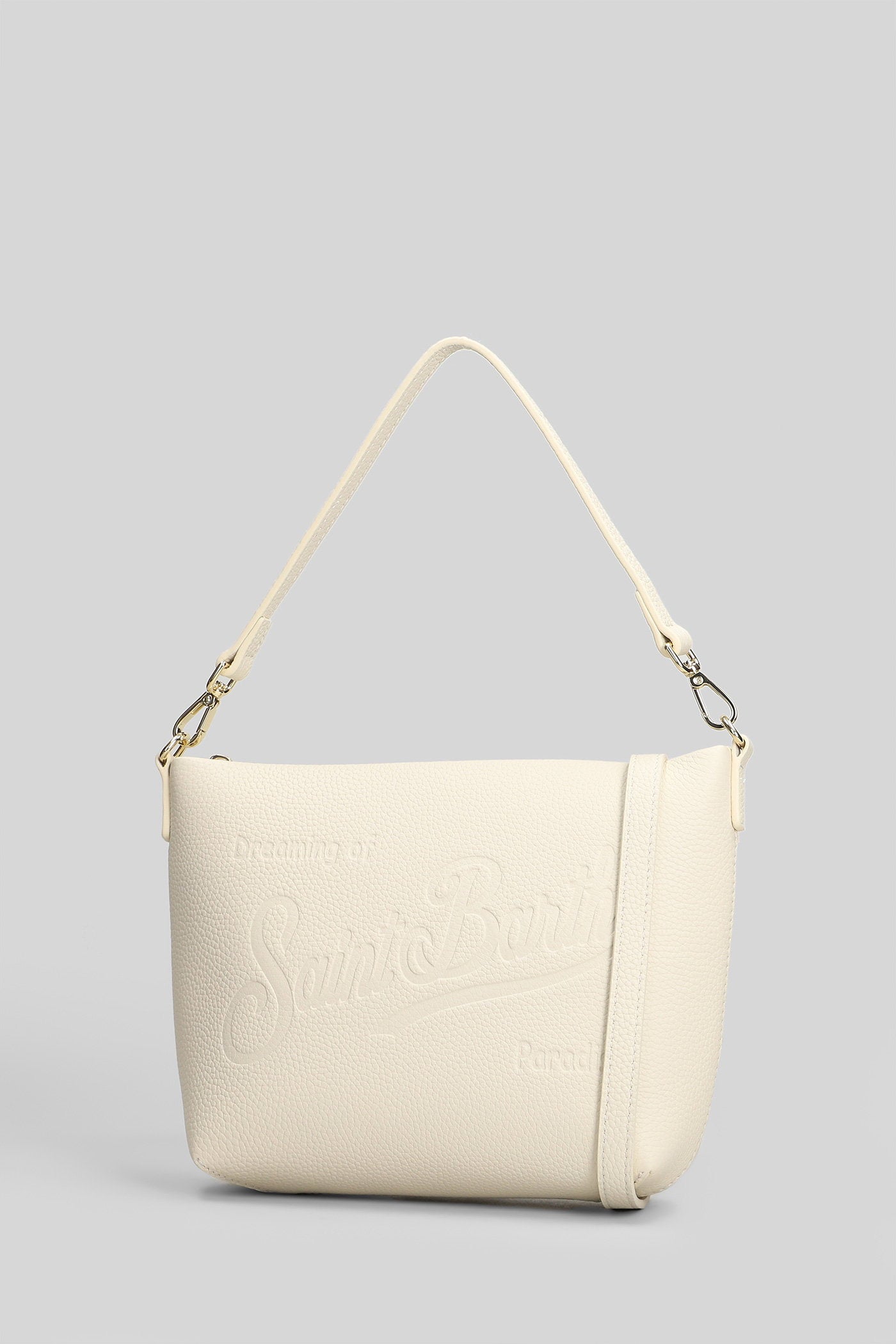 Aline Bag Shoulder Beige Leather Borse