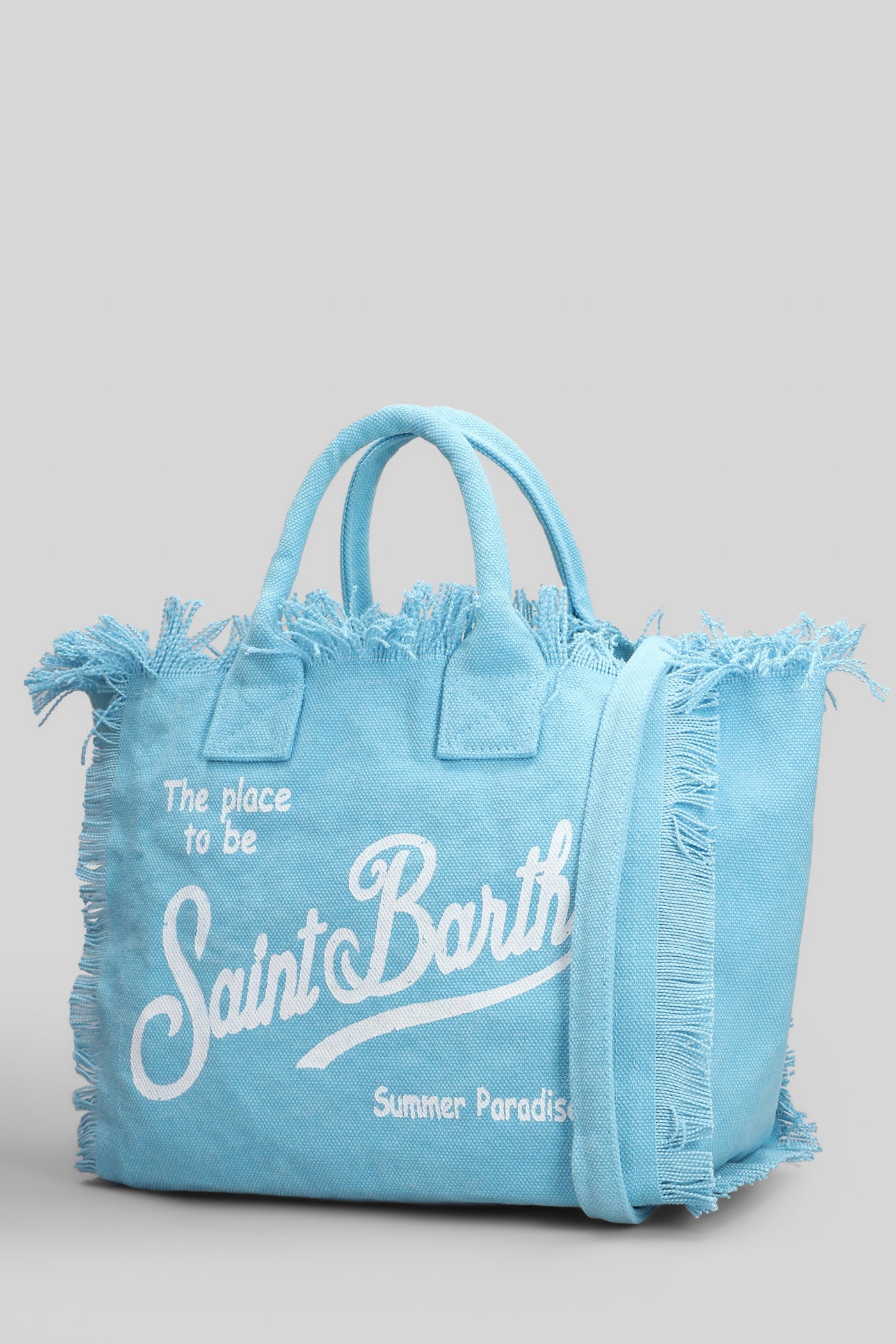Colette Hand Bag Cyan Canvas Borse