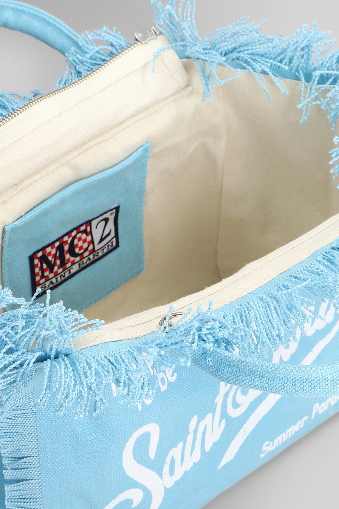 Colette Hand Bag Cyan Canvas Borse