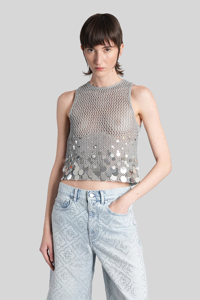 Topwear Grey Cotton Abbigliamento