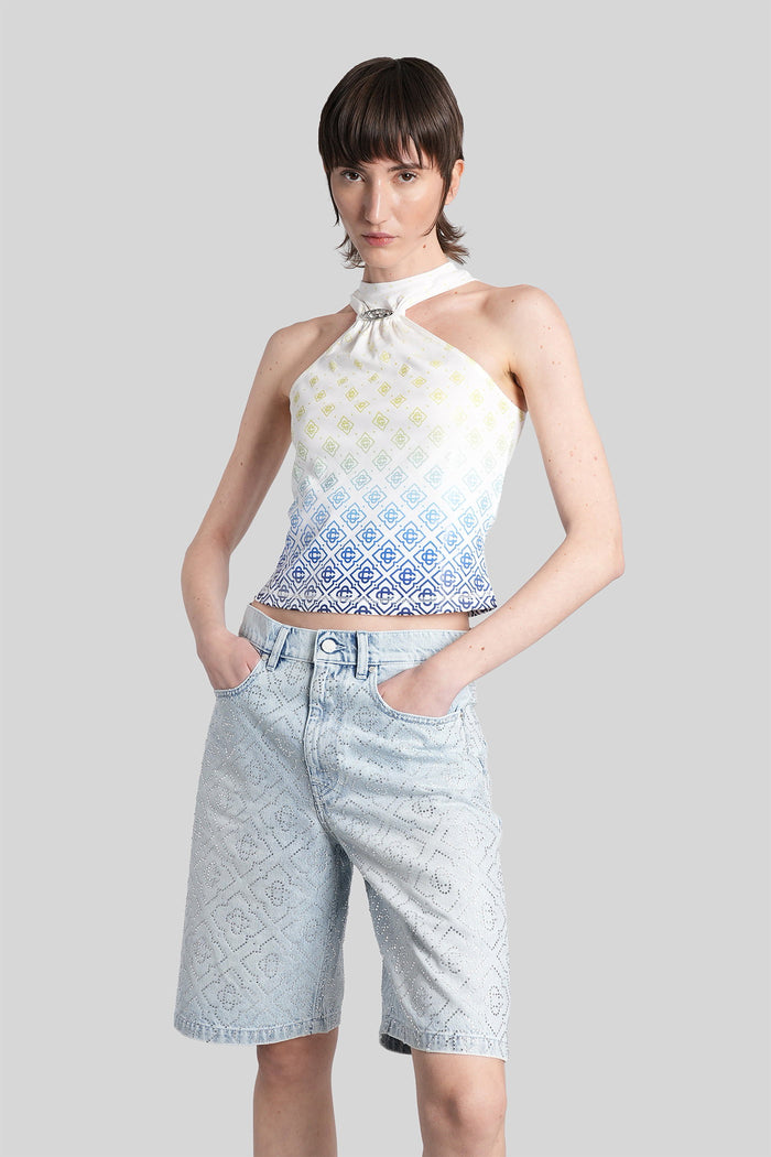 Topwear White Wool And Polyester Abbigliamento