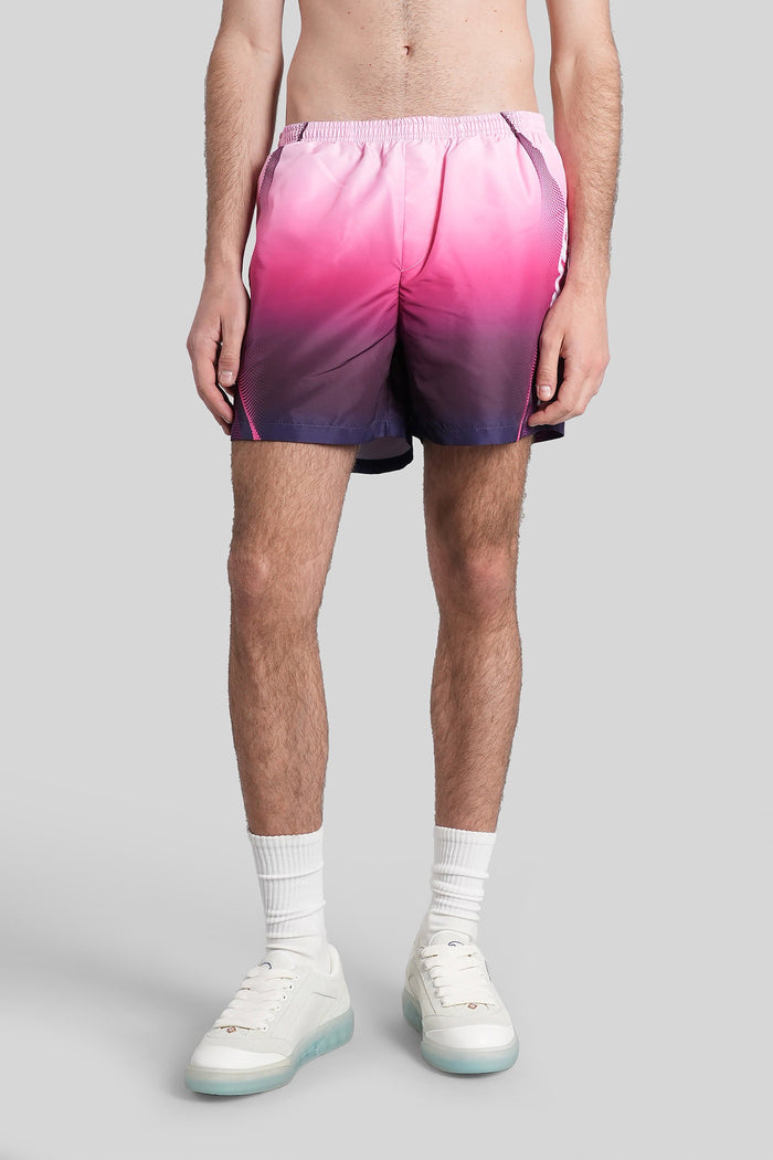 Beachwear Rose-Pink Polyester Abbigliamento