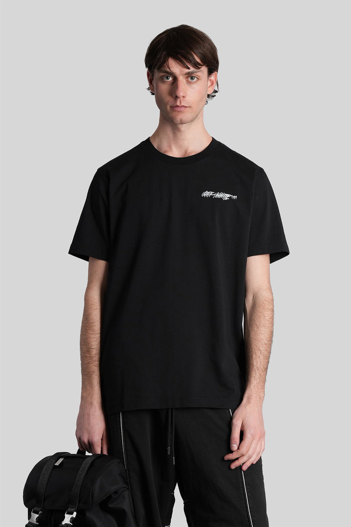 T-Shirt Black Cotton Abbigliamento