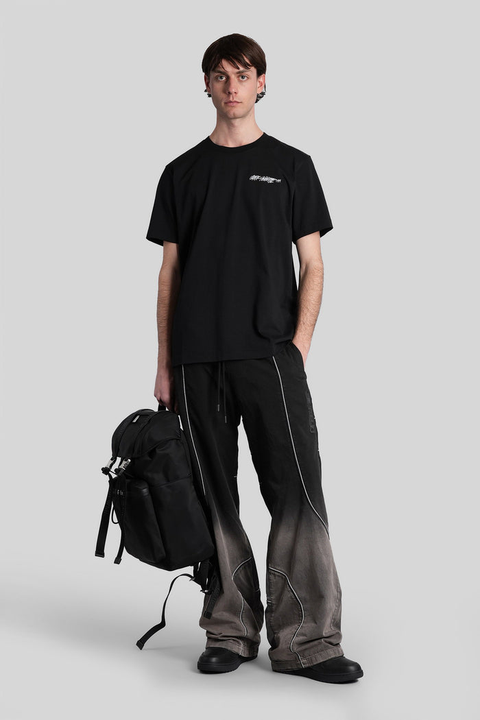 T-Shirt Black Cotton Abbigliamento