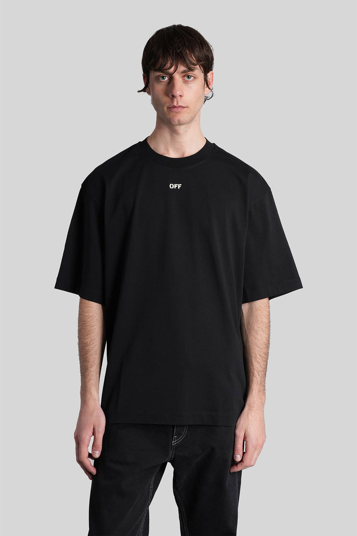 T-Shirt Black Cotton Abbigliamento