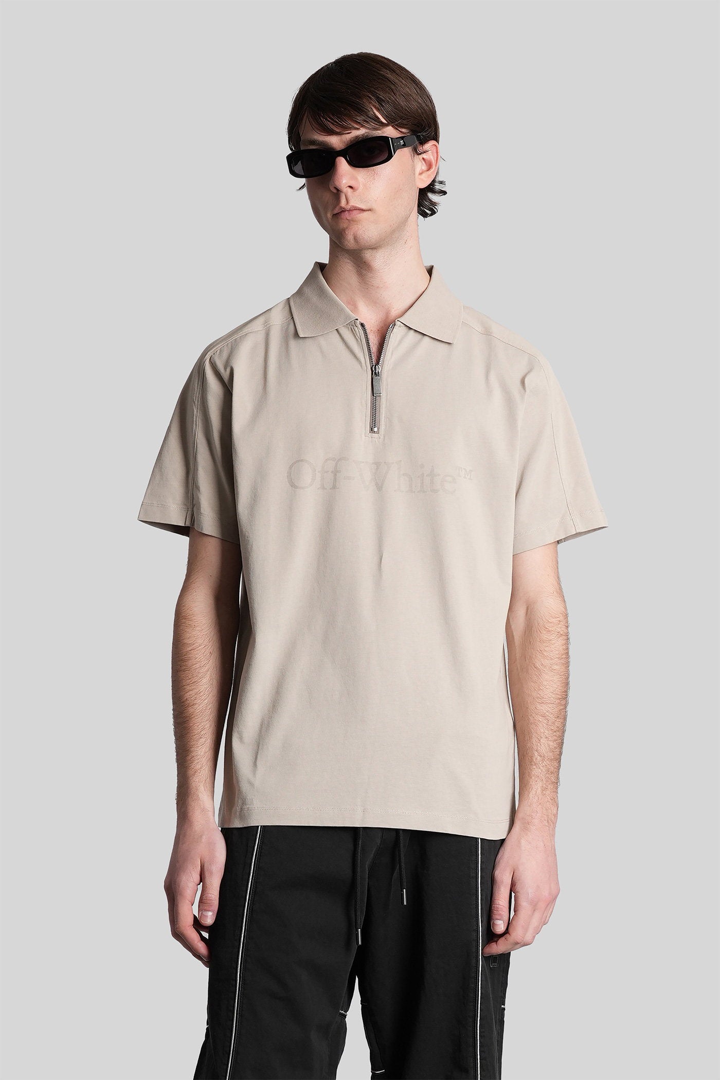 Polo Beige Cotton Abbigliamento