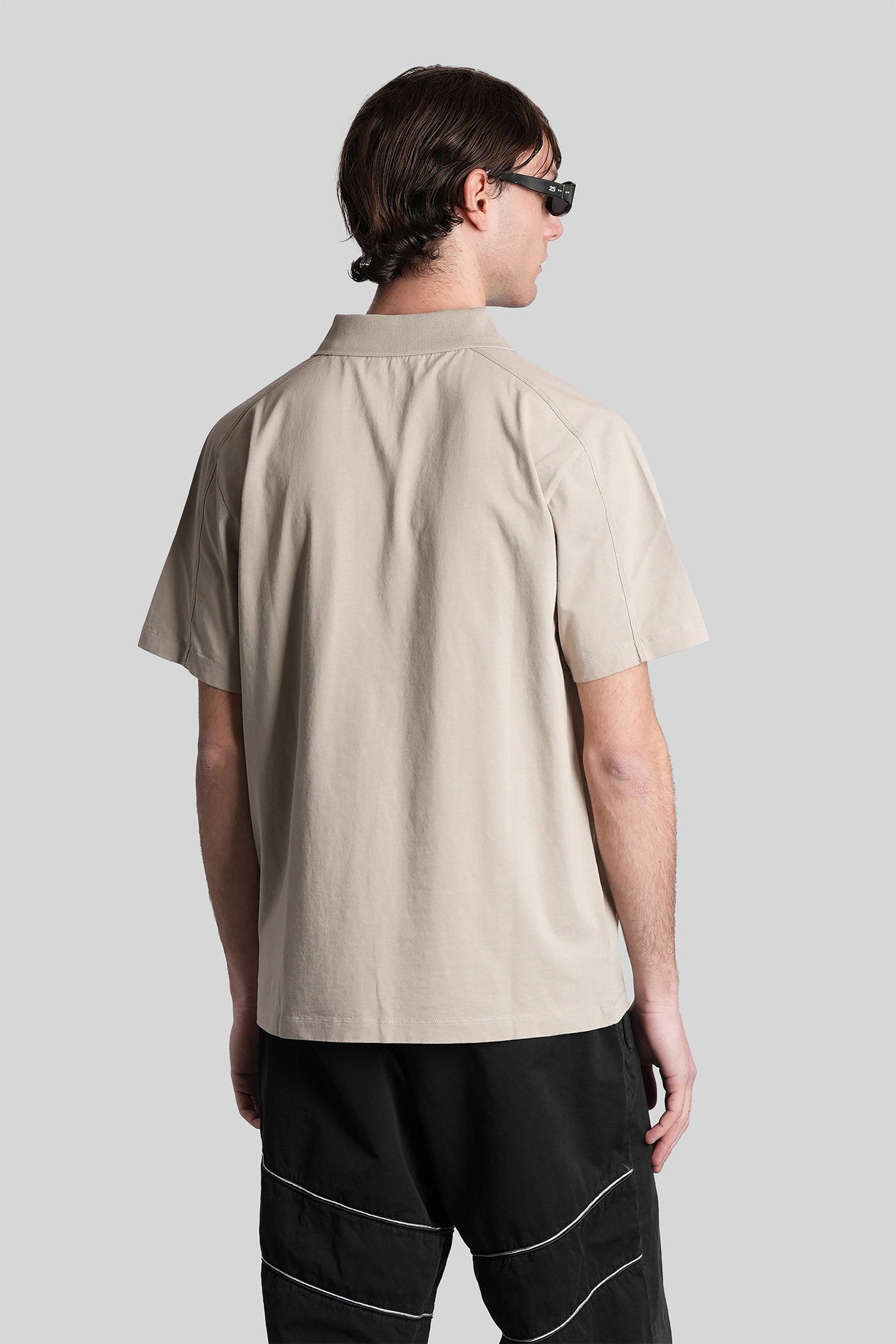 Polo Beige Cotton Abbigliamento