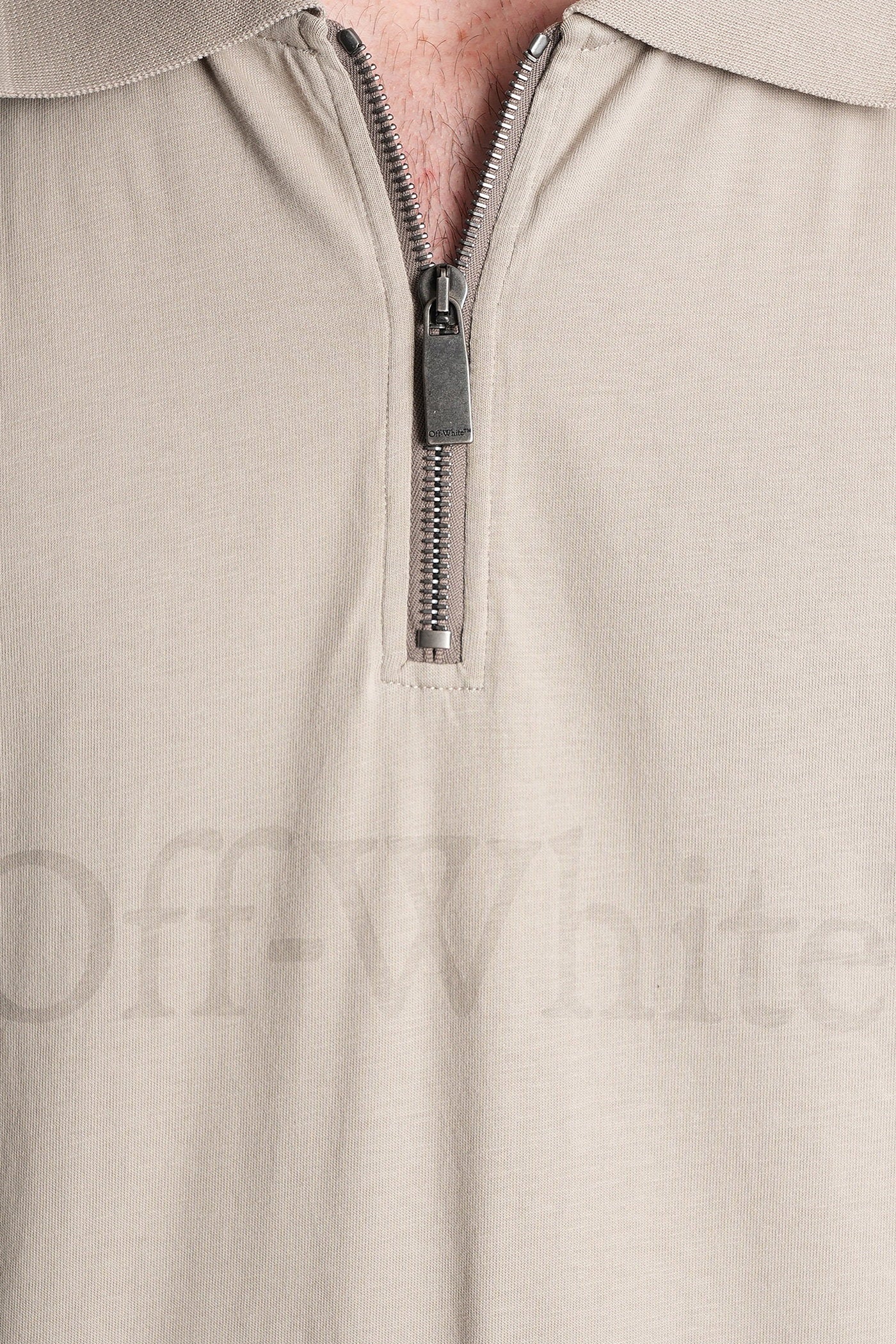 Polo Beige Cotton Abbigliamento