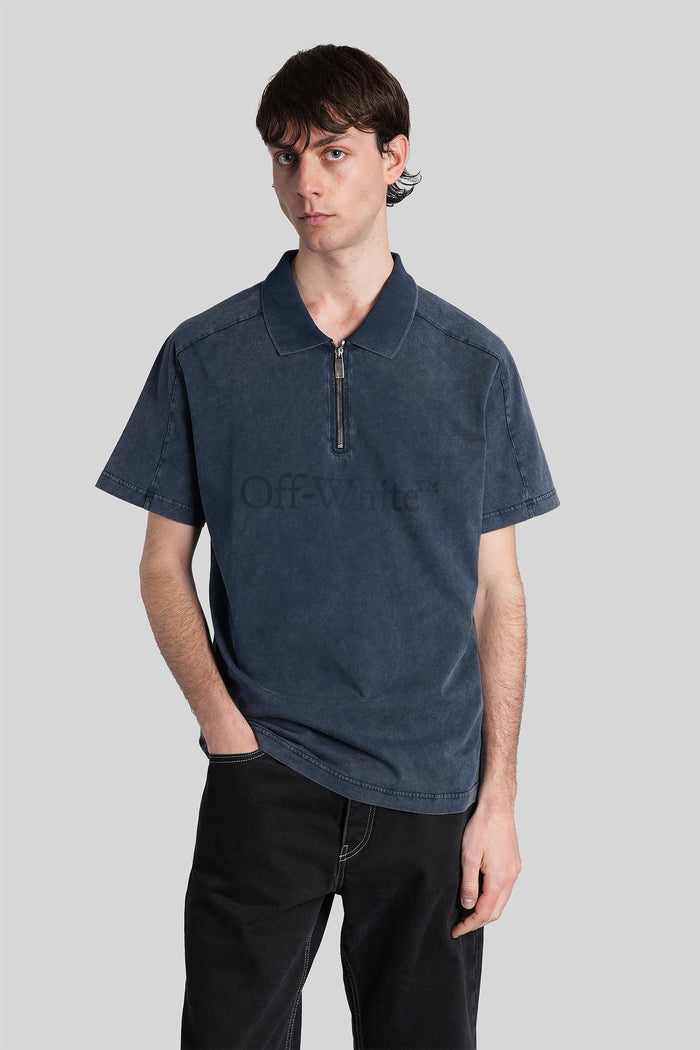 Polo Blue Cotton Abbigliamento