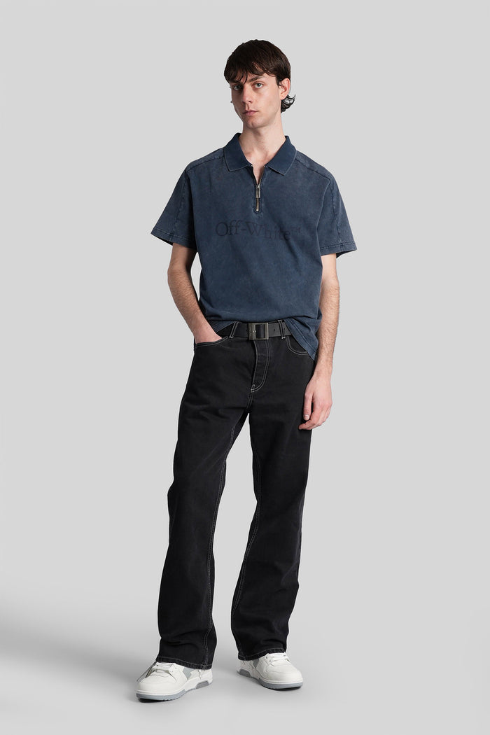 Polo Blue Cotton Abbigliamento