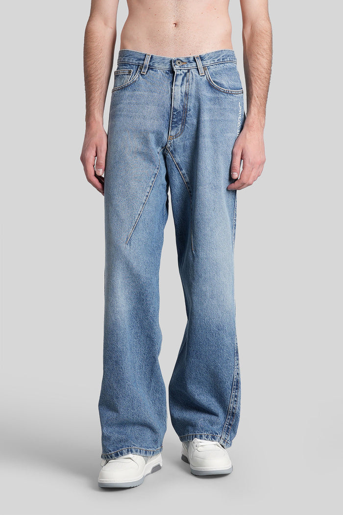 Jeans Blue Cotton Abbigliamento
