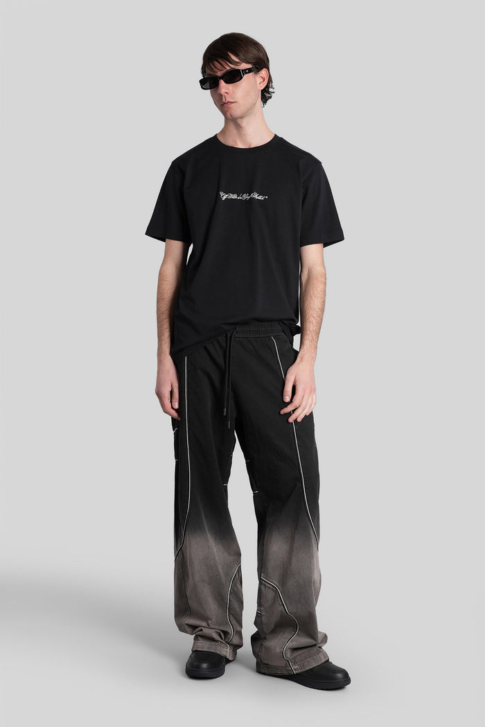 T-Shirt Black Cotton Abbigliamento