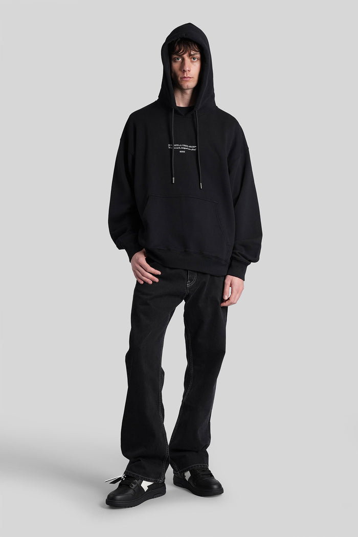 Sweatshirt Black Cotton Abbigliamento