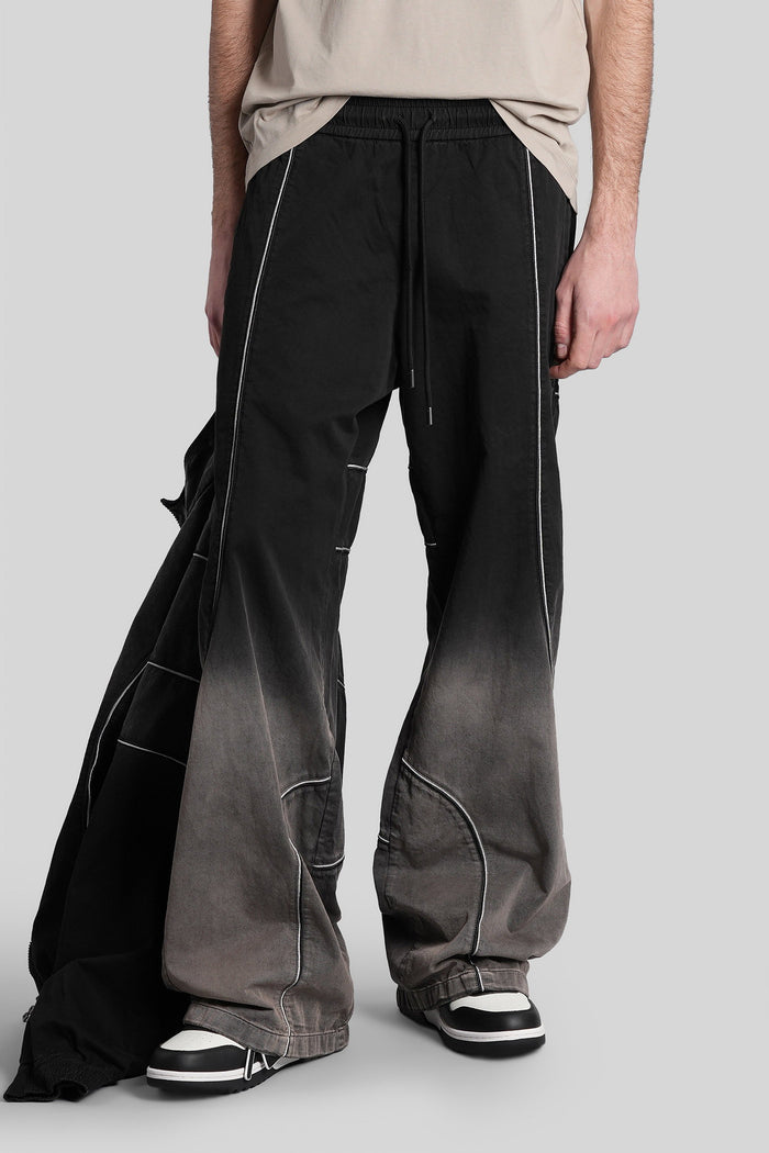 Pants Black Cotton Abbigliamento