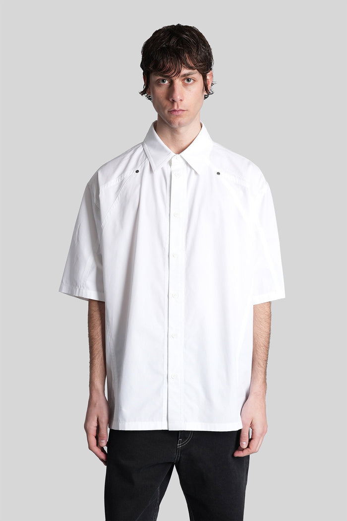 Shirt White Cotton Abbigliamento