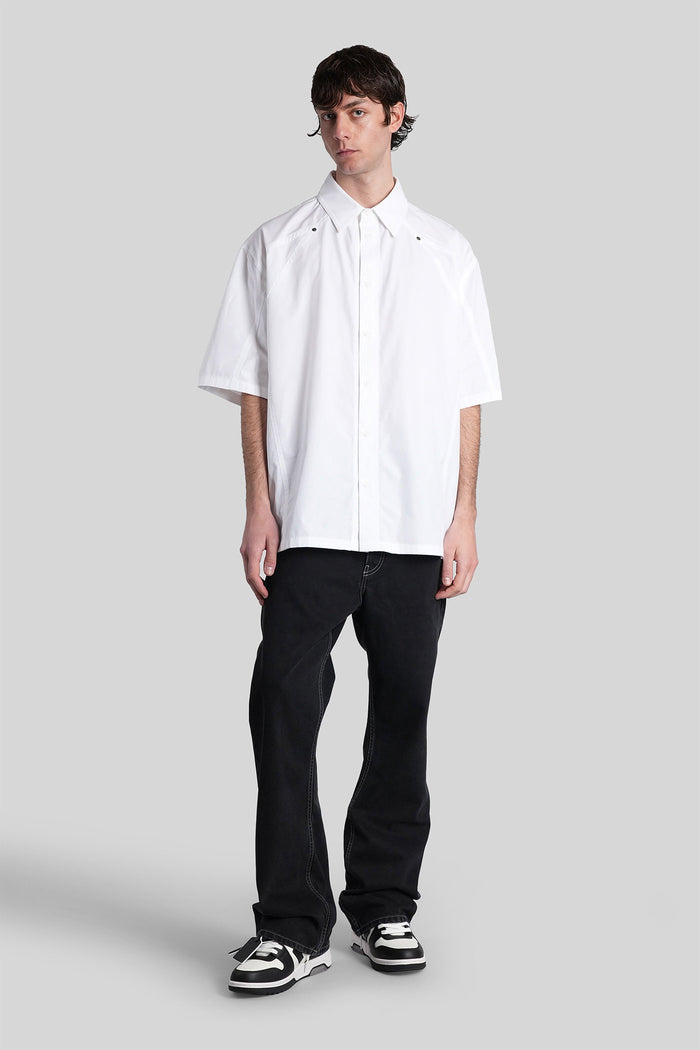 Shirt White Cotton Abbigliamento