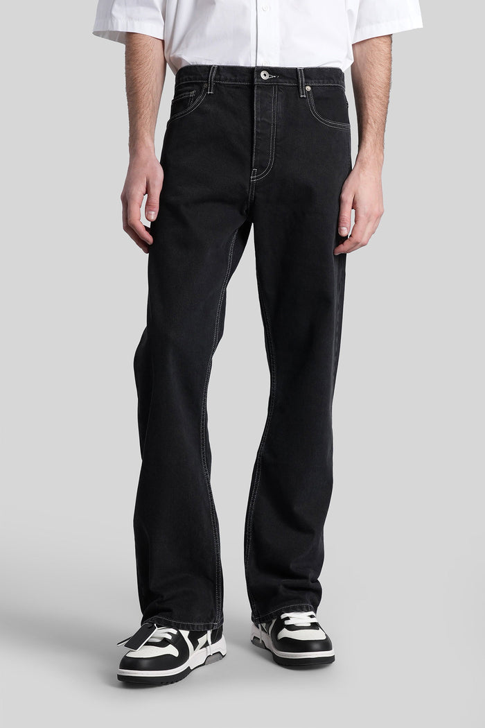 Jeans Black Cotton Abbigliamento
