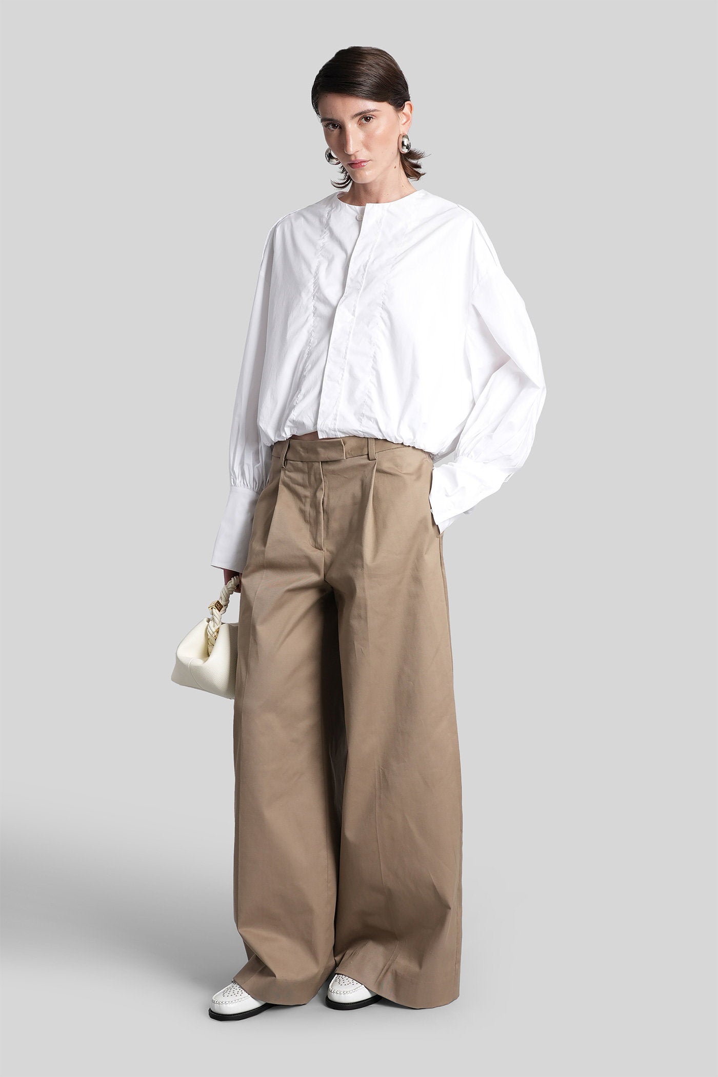 Deva 3118 Pants Brown Cotton Abbigliamento