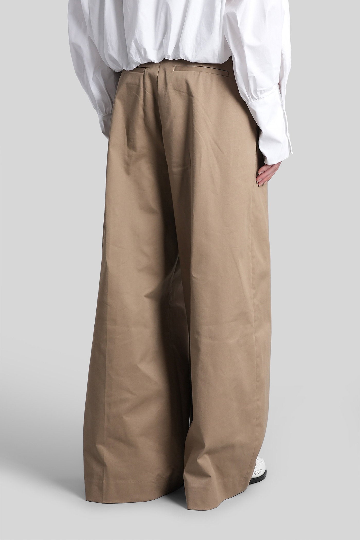 Deva 3118 Pants Brown Cotton Abbigliamento
